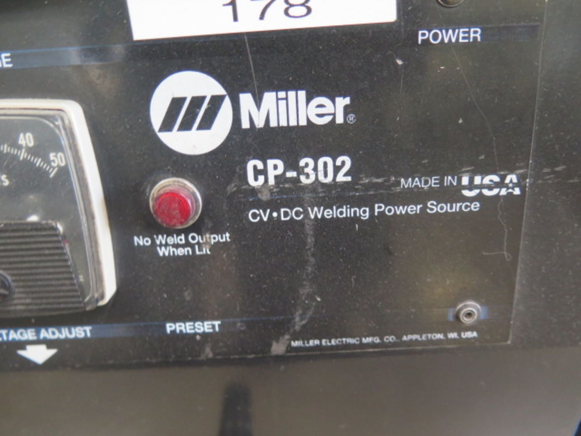 Miller CP-302 CV-DC Arc Welding Power Source (SOLD AS-IS - NO WARRANTY) - Image 5 of 5