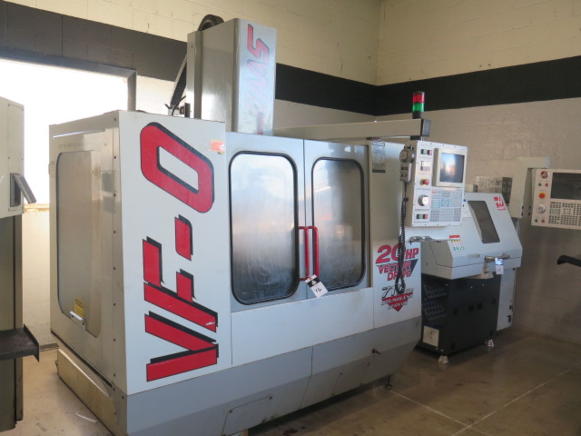 1991 Haas VF-0 4-Axis CNC VMC s/n 14019 w/ Haas Controls, Hand Wheel, 20 ATE, SOLD AS IS - Image 2 of 14