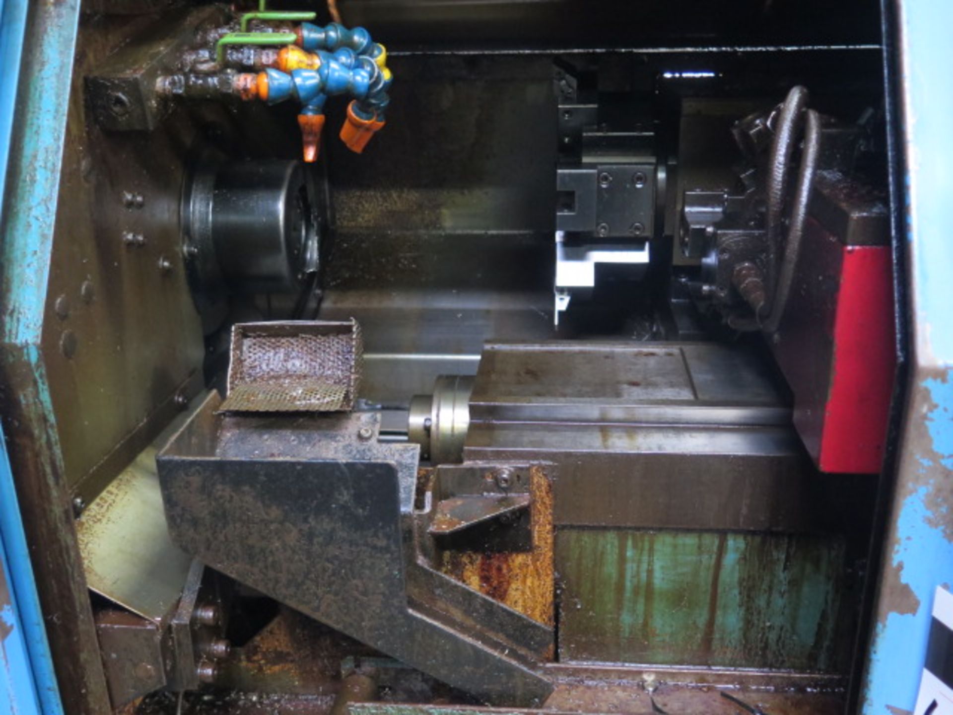 Miyano BNC-34T Twin Turret CNC Turning Center s/n BN30512T w/ Fanuc 0T, (2) 6-Station, SOLD AS IS - Image 8 of 17