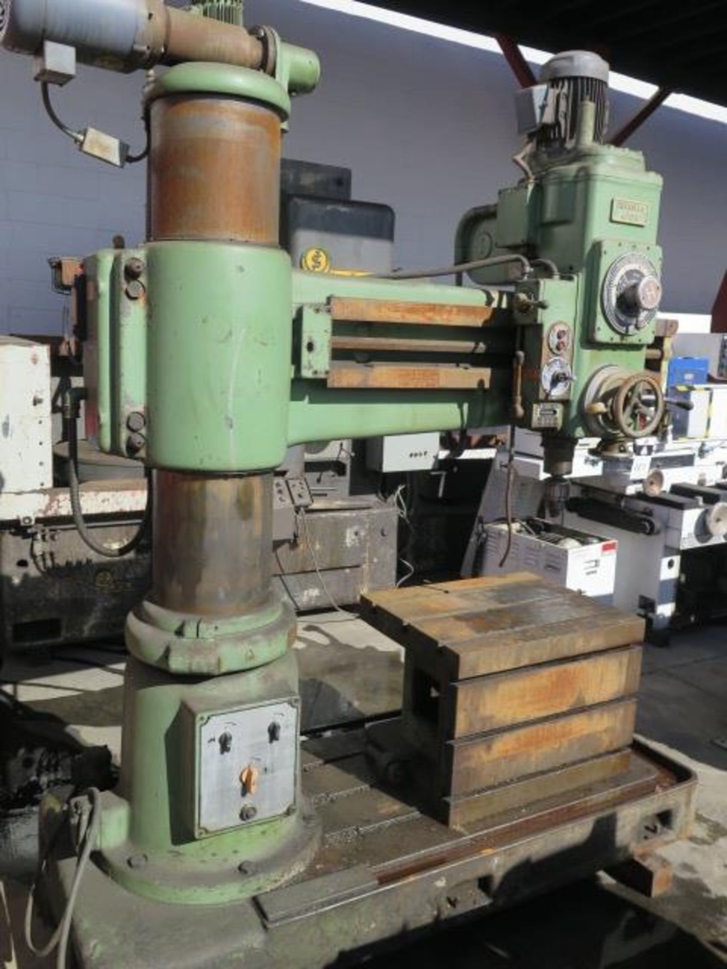 Hercules 4' / 12 1/2" Radial Arm Drill w/ Power Column and Feeds (SOLD AS-IS - NO WARRANTY) - Image 5 of 9