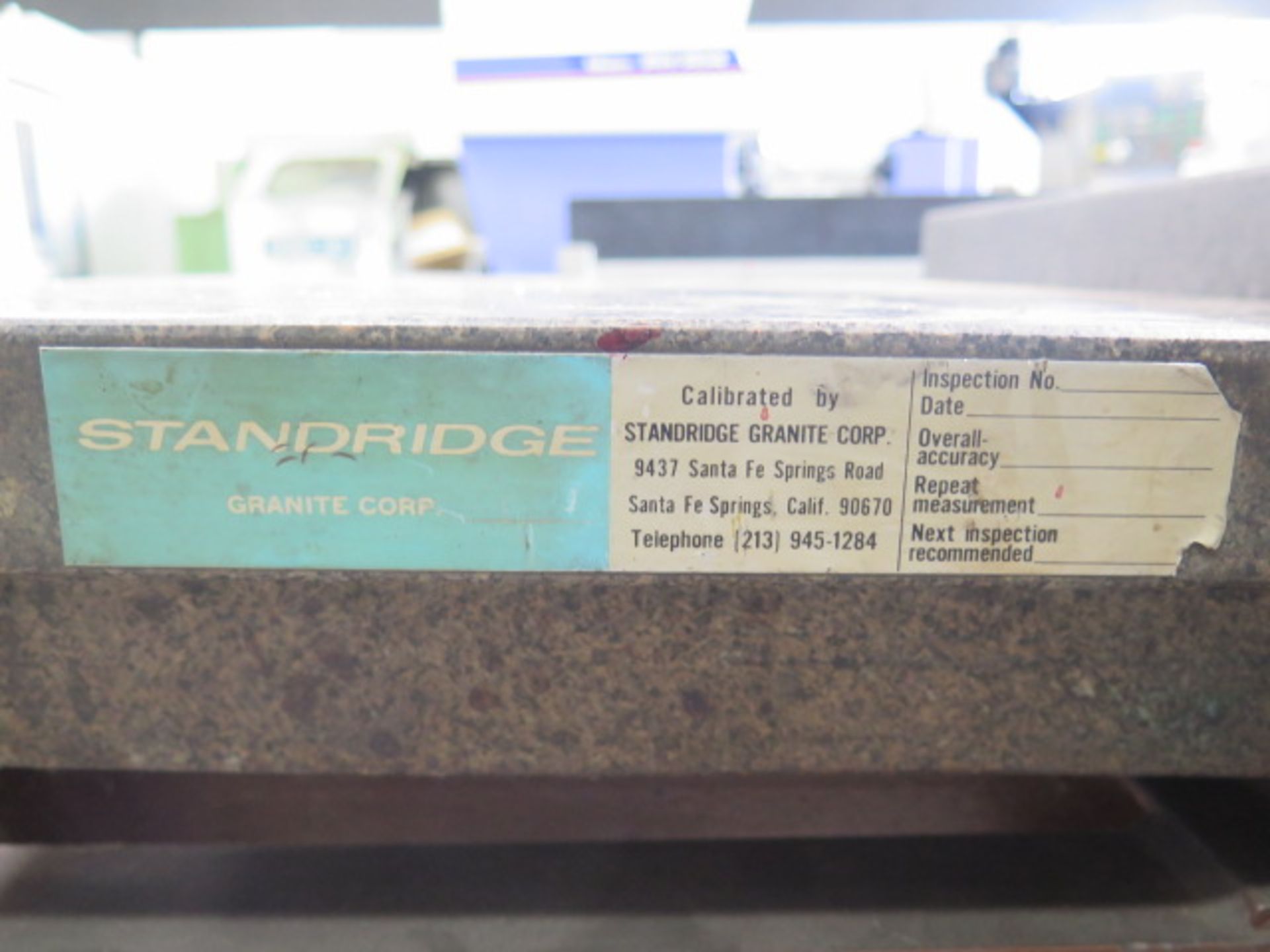 Standridge 18" x 24" x 4" 4-Ledge Granite Surface Plate w/ Roll Stand (SOLD AS-IS - NO WARRANTY) - Image 4 of 4