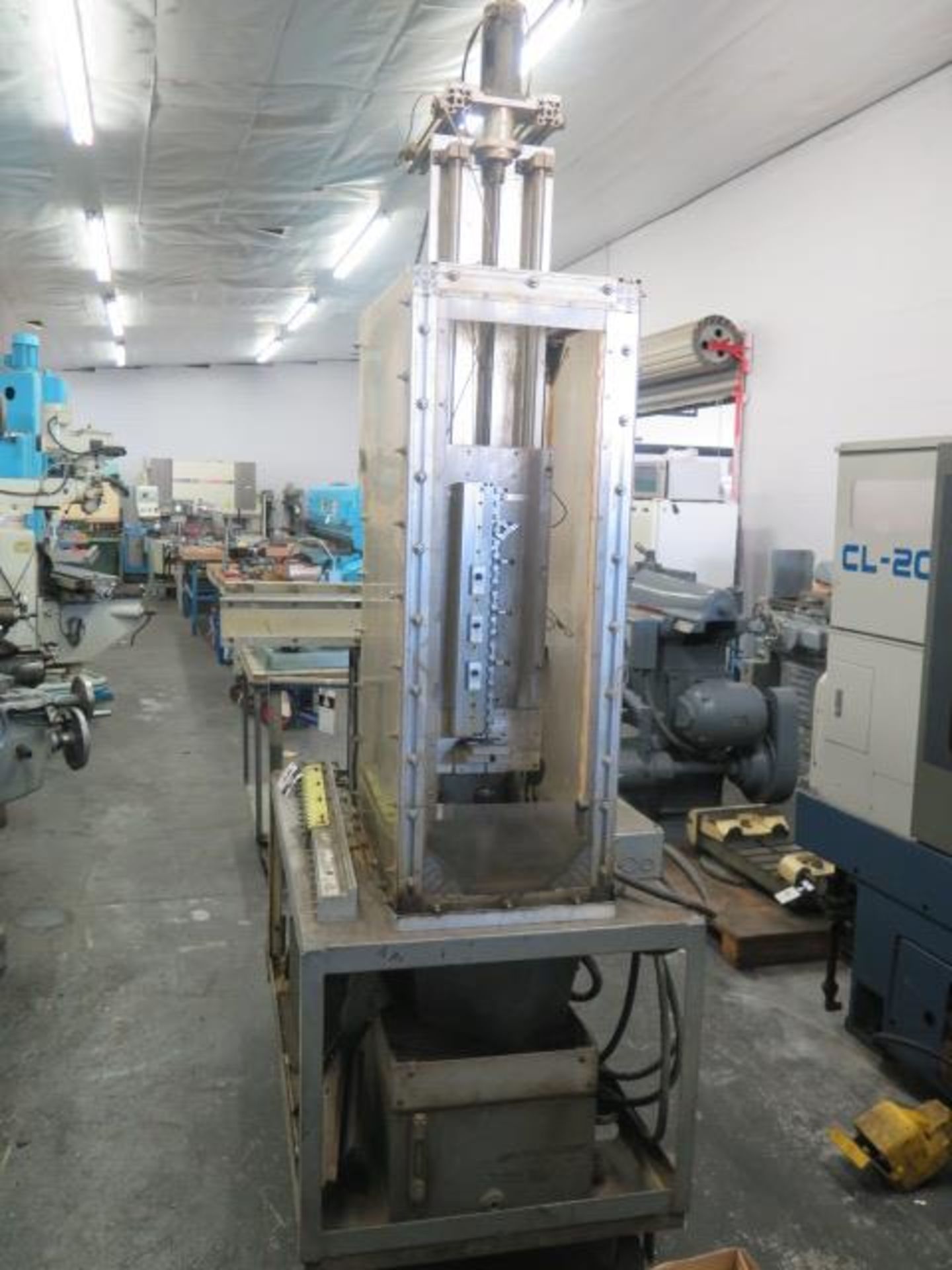 Automated Aerospace Hinge Drilling Machine w/ Computer Controls, Coolant, Cart (SOLD AS-IS - NO