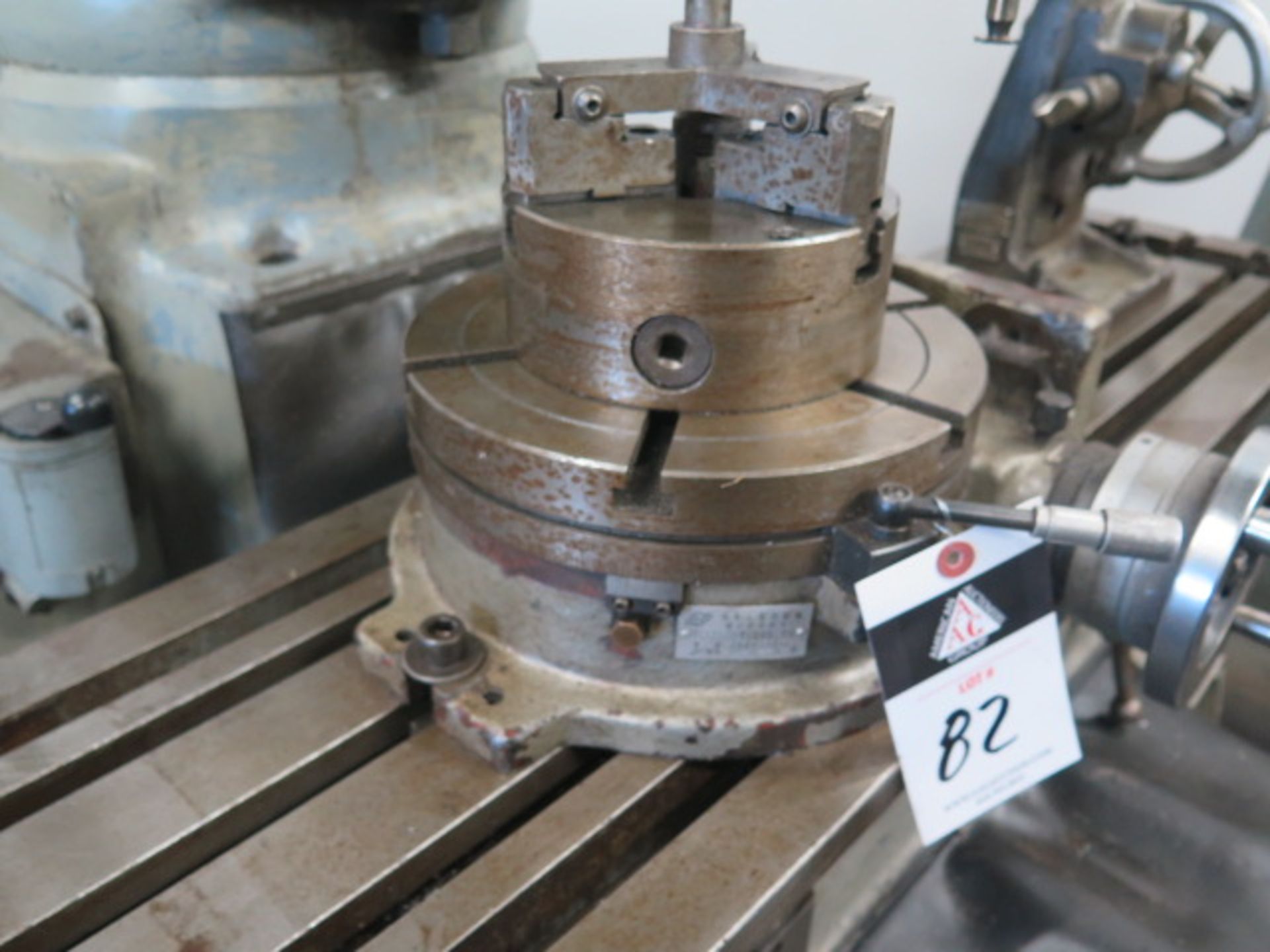 9" Rotary Table w/ 6" 3-Jaw Chuck and Mill Center (SOLD AS-IS - NO WARRANTY) - Image 2 of 6