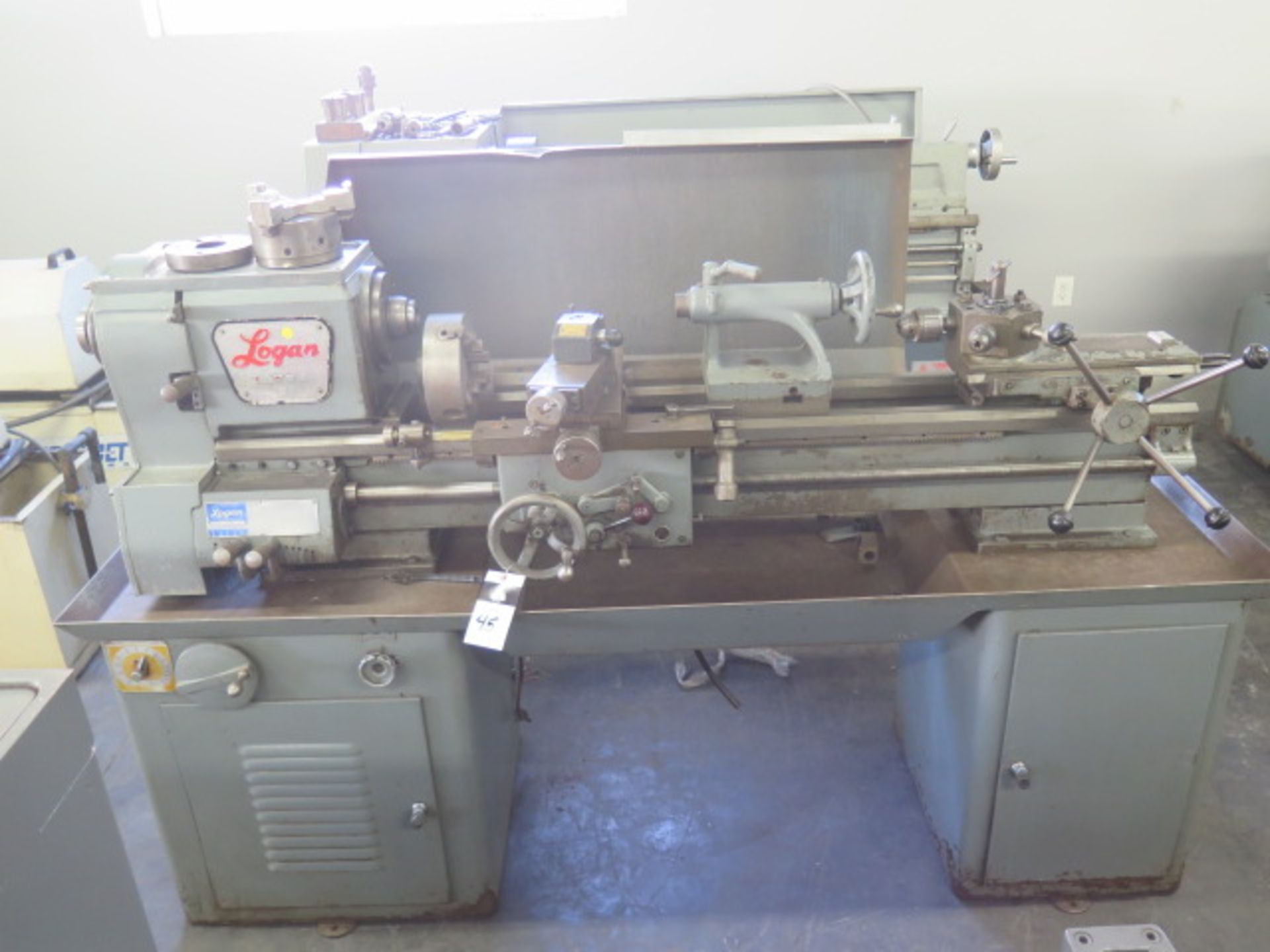 Logan mdl. 6560 12” x 42” Lathe s/n 61470 w/ Inch Threading, Tailstock, 6-Station Turret SOLD AS IS - Image 2 of 13