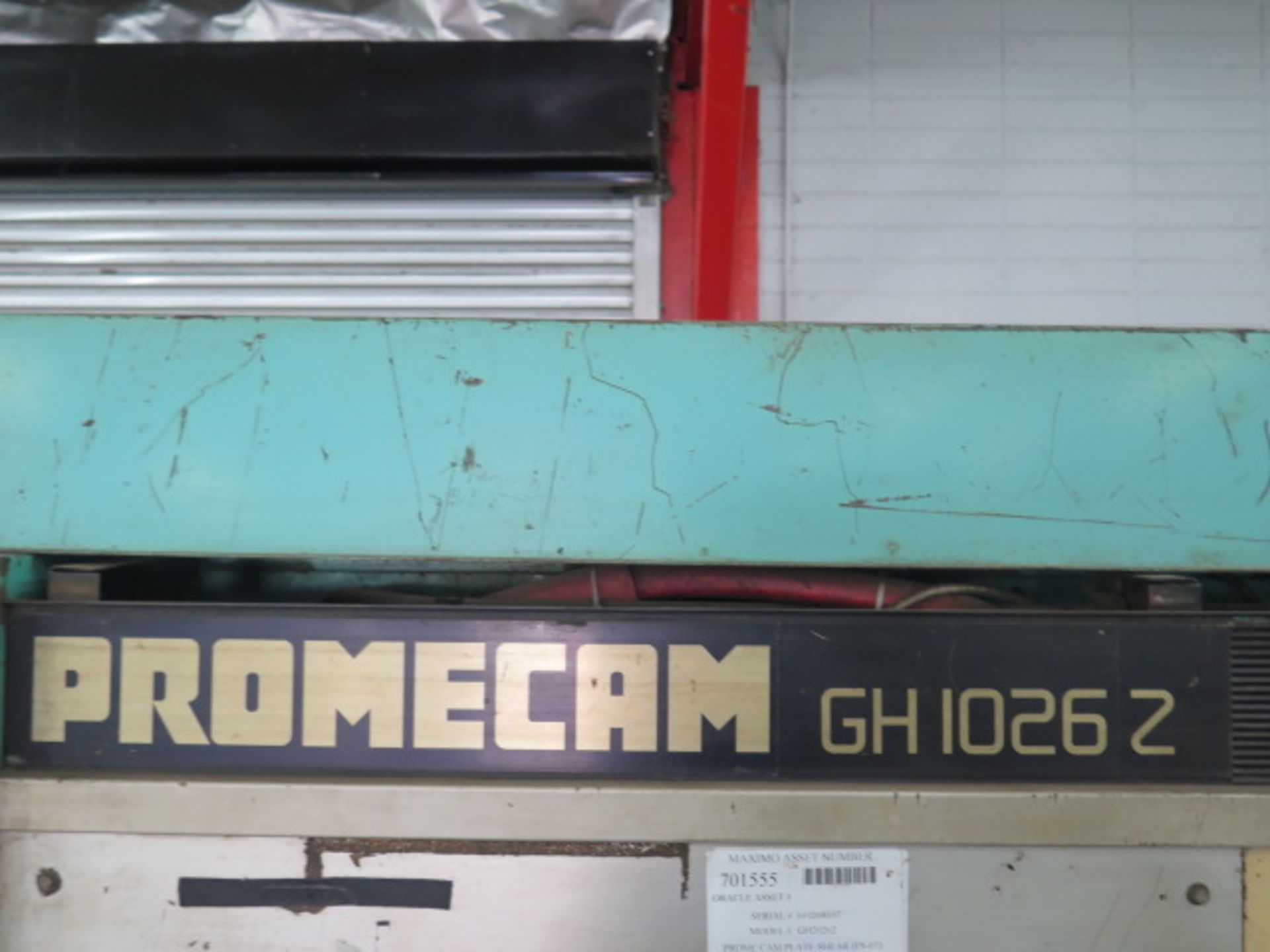 Promecam GH 1026Z ½” x 104” Hydraulic Power Shear s/n 610268107 w/ Power Back Gauge, SOLD AS-IS - Image 9 of 9