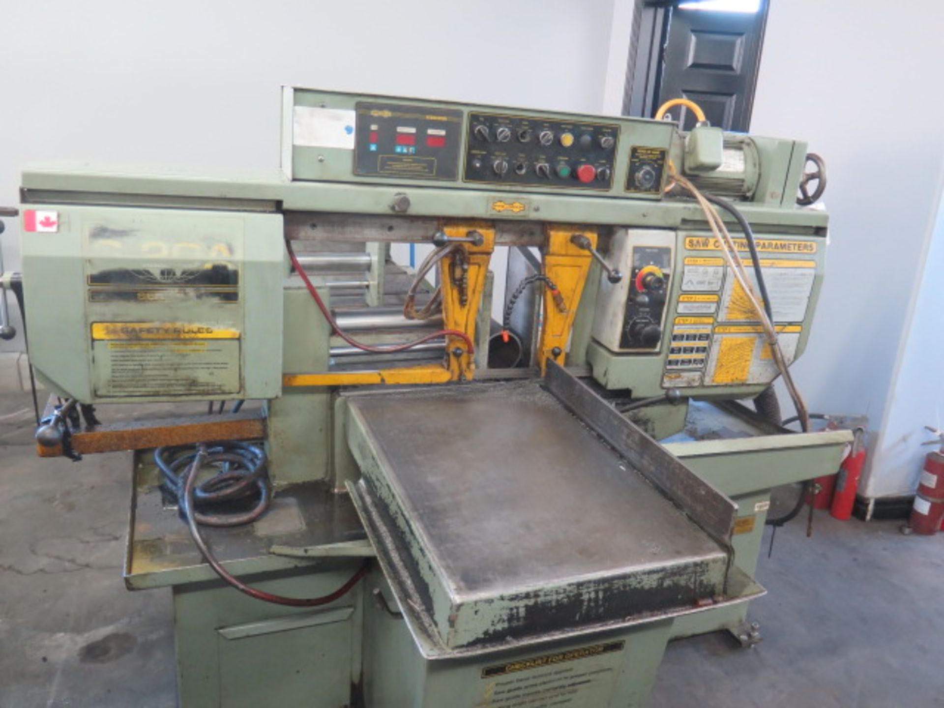 Hyd-Mech S-20A 12” Automatic Hydraulic Horizontal Miter Band Saw s/n 80597202, SOLD AS ISS - Image 3 of 12