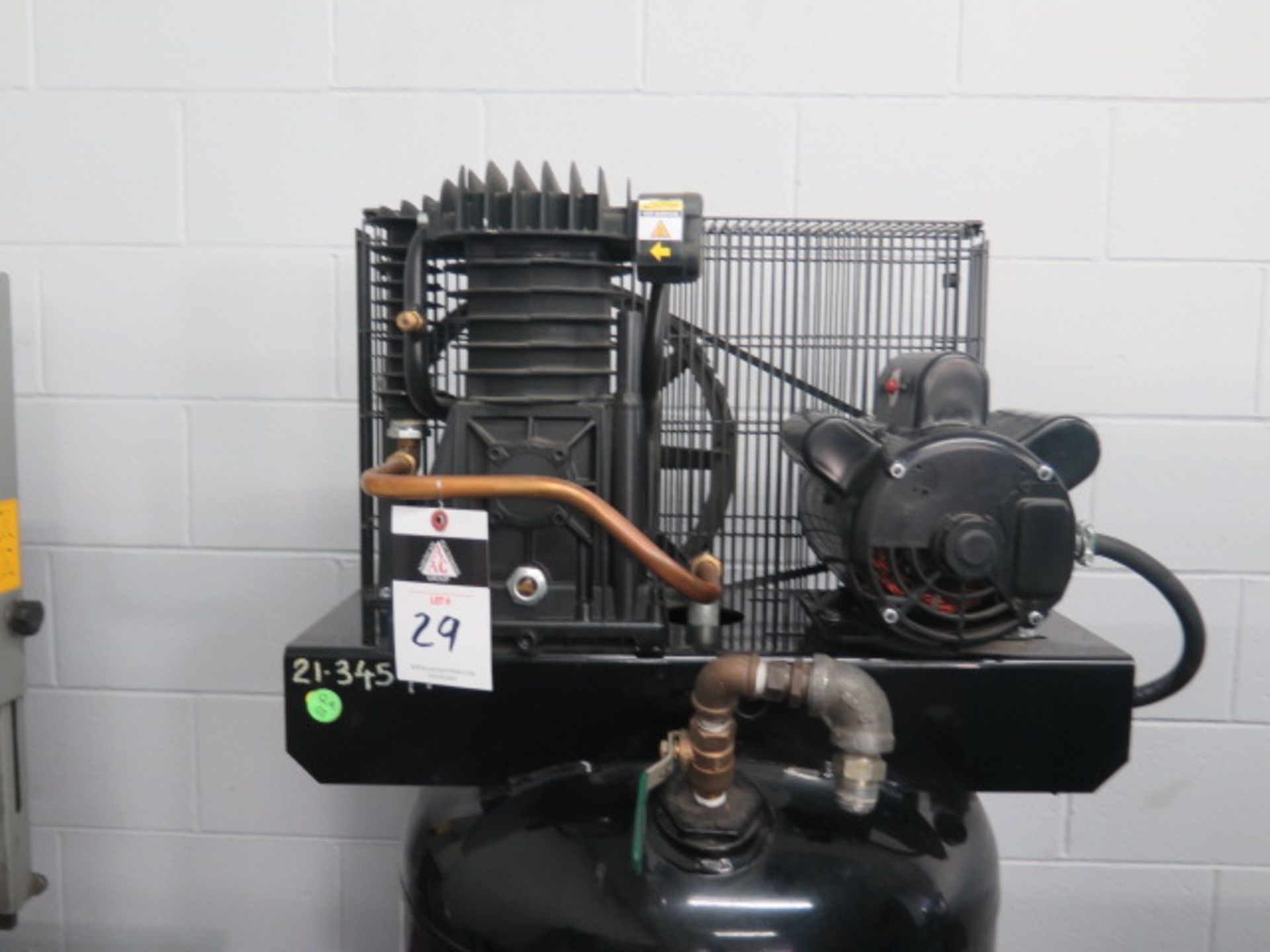 Central Pneumatic 5Hp Vertical Air Compressor w/ 60 Gallon Tank (SOLD AS-IS - NO WARRANTY) - Image 3 of 6