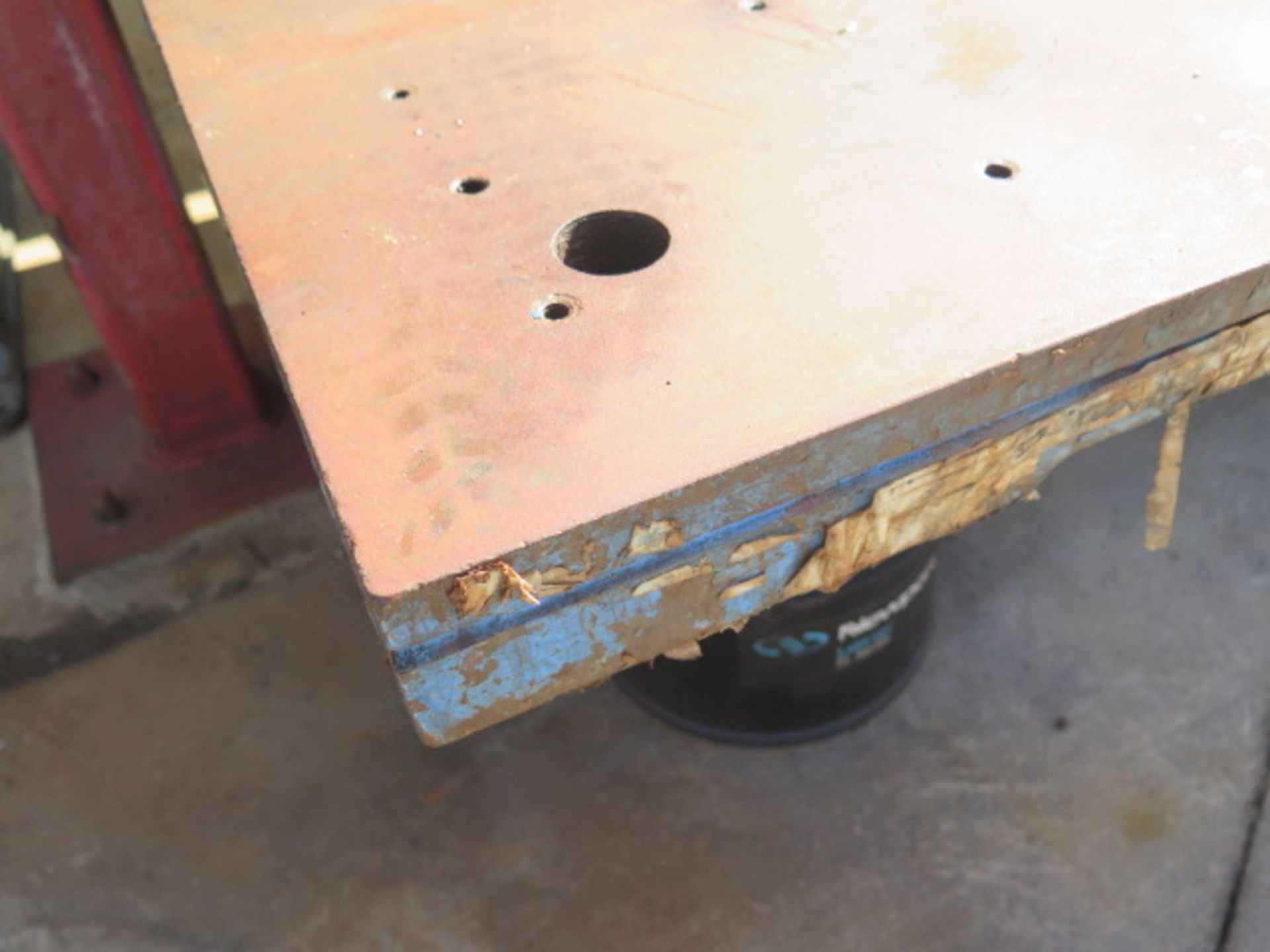 48" x 96" Steel Fabrication Table (SOLD AS-IS - NO WARRANTY) - Image 4 of 5