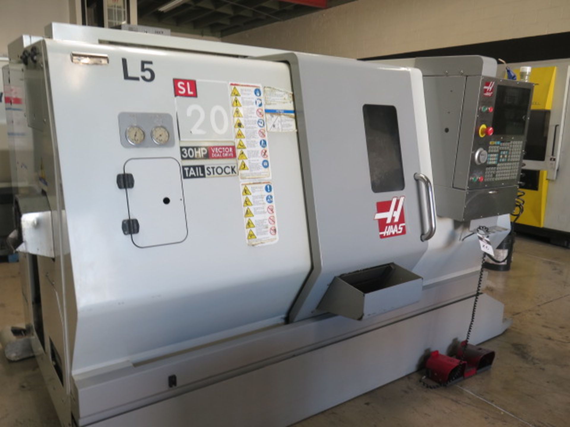 2006 Haas SL-20T CNC turning center s/n 3082959, 12-Station Turret, Tailstock, SOLD AS IS - Image 2 of 15