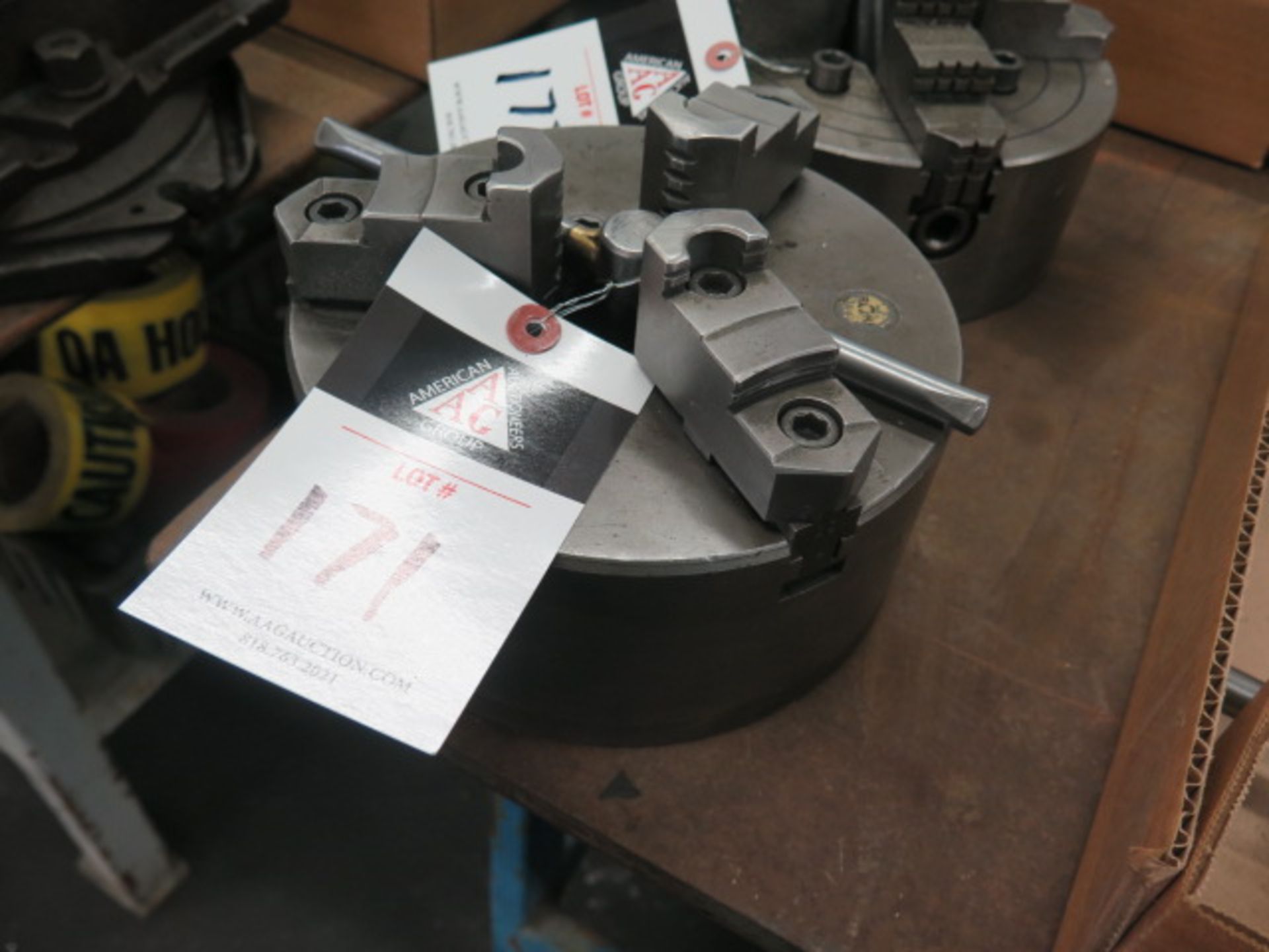 8" 3-Jaw Chuck (SOLD AS-IS - NO WARRANTY)