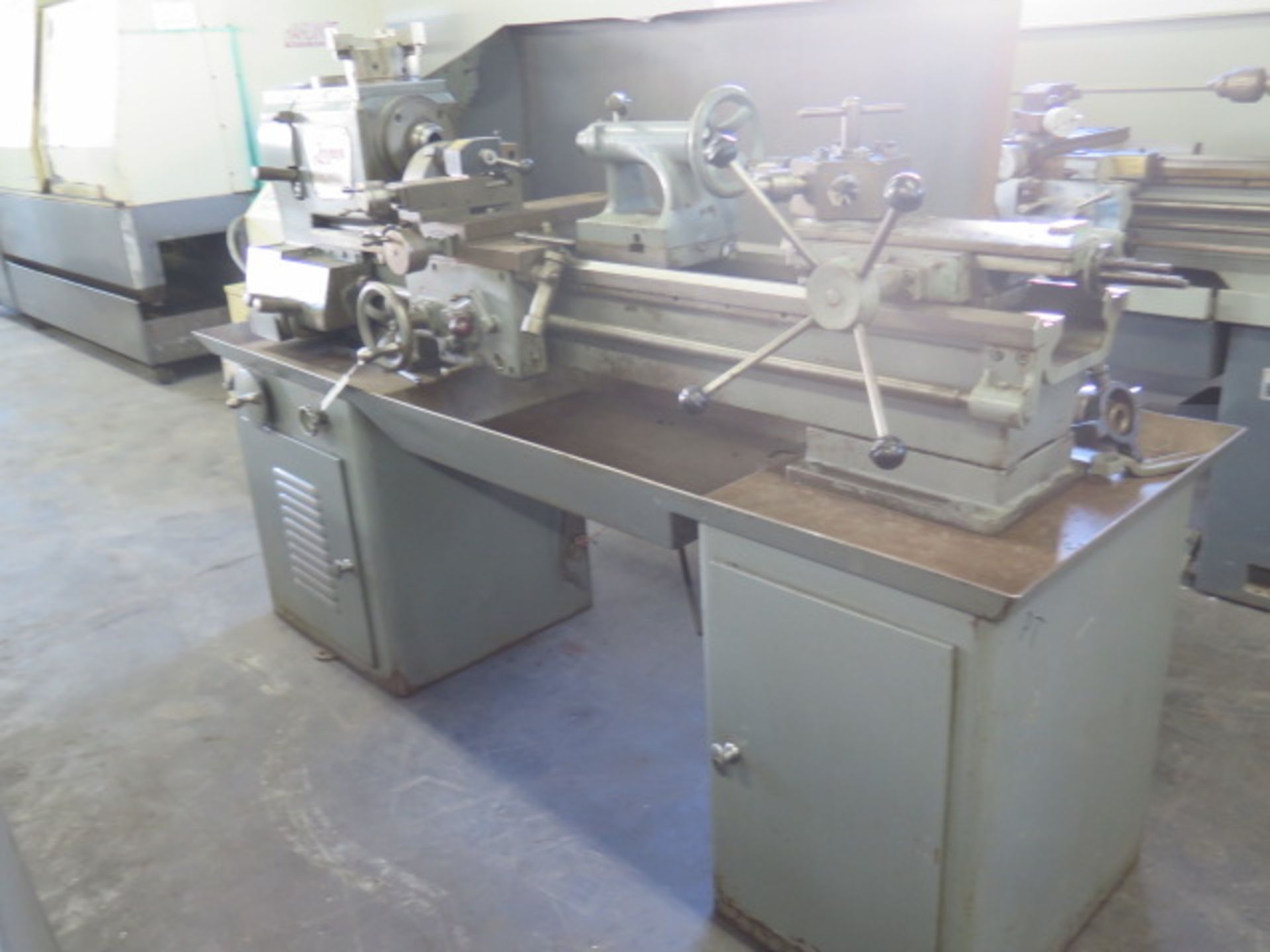 Logan mdl. 6560 12” x 42” Lathe s/n 61470 w/ Inch Threading, Tailstock, 6-Station Turret SOLD AS IS - Image 3 of 13