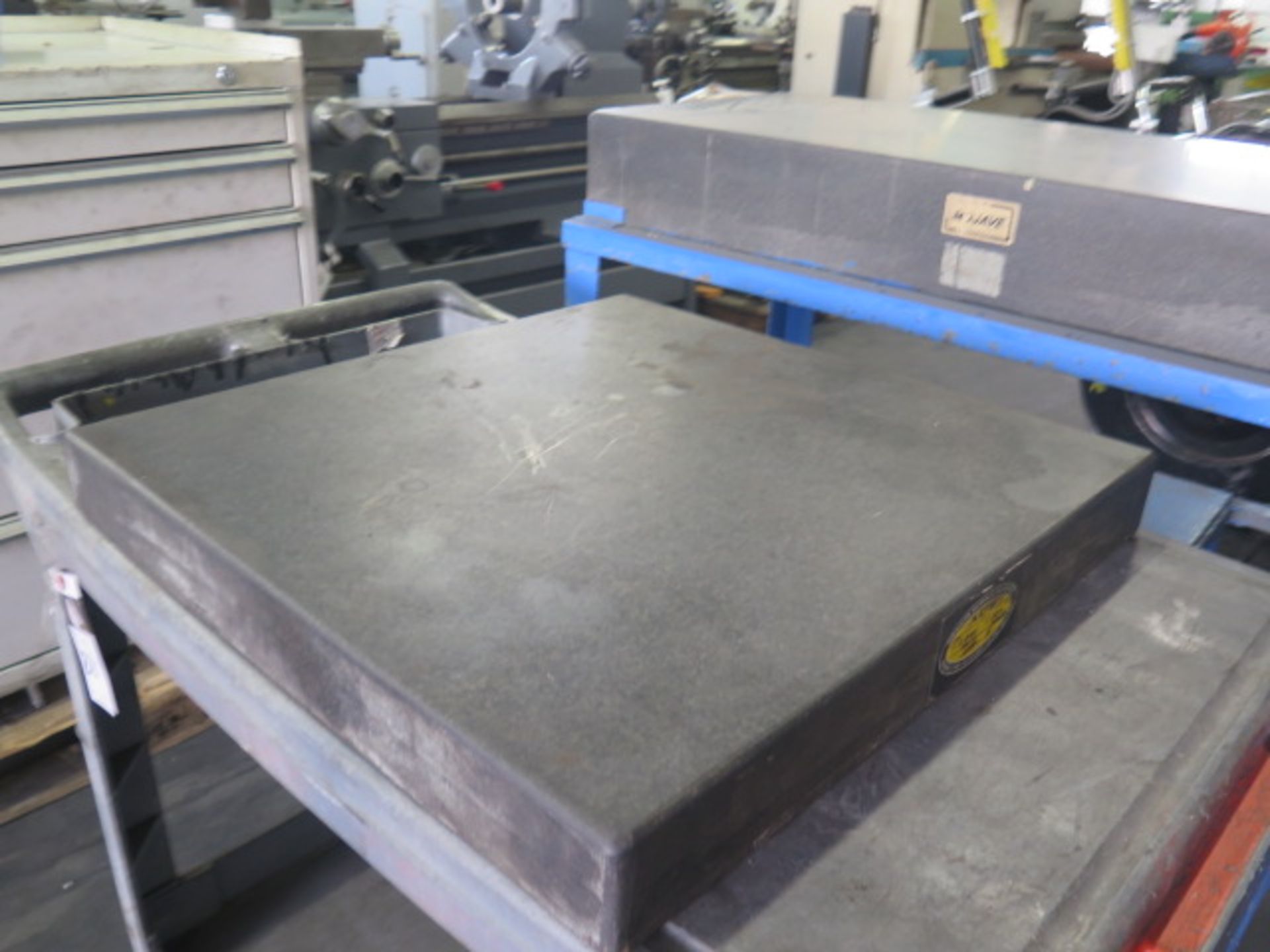 Ace 24" x 24" x 3" Granite Surface Plate w/ Cart (SOLD AS-IS - NO WARRANTY) - Image 2 of 4