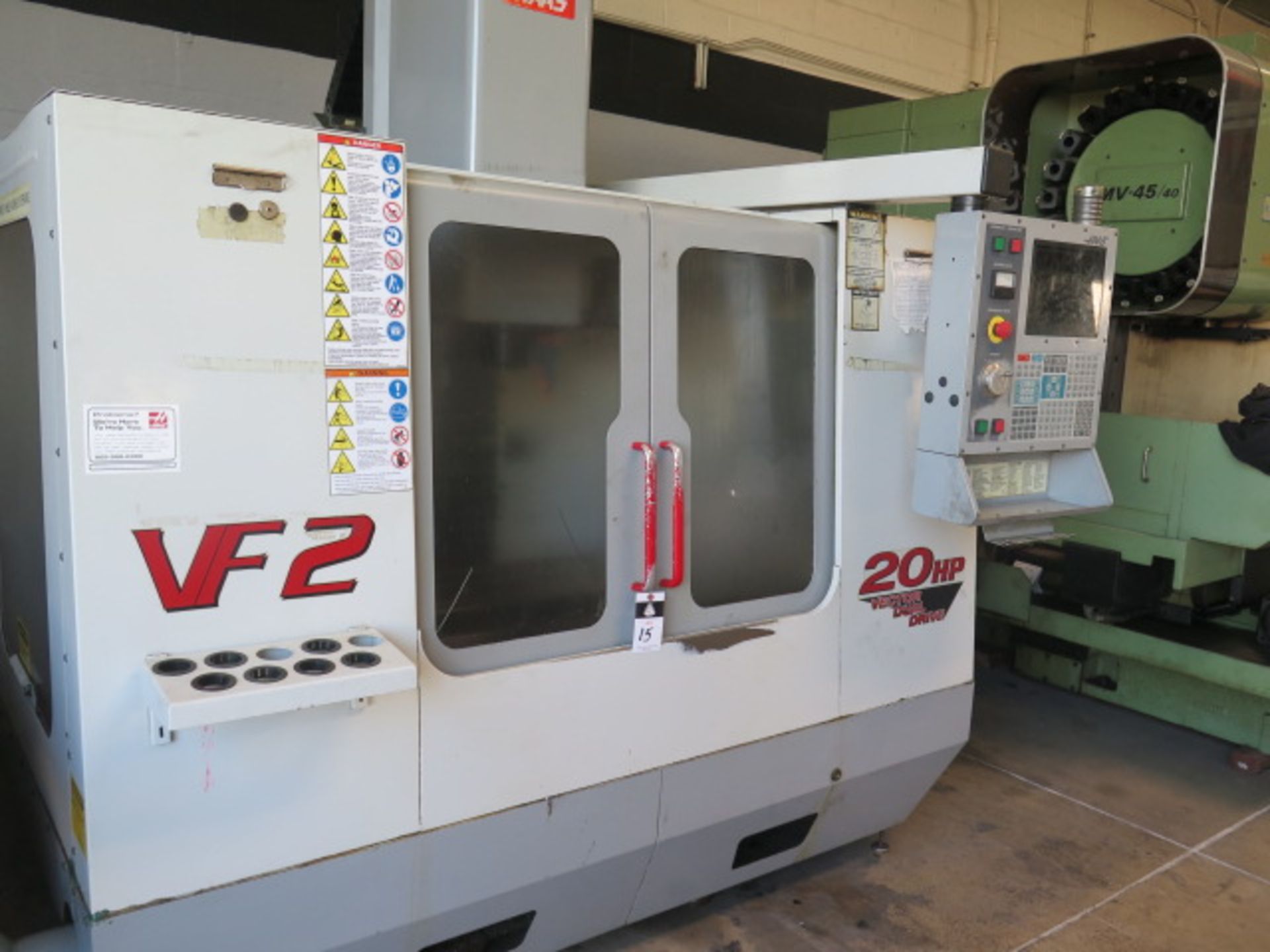 2001 Haas VF-2D 5-Axis Capable CNC VMC s/n 27266 w/ Haas Controls, 20 ATC, SOLD AS IS - Image 3 of 14