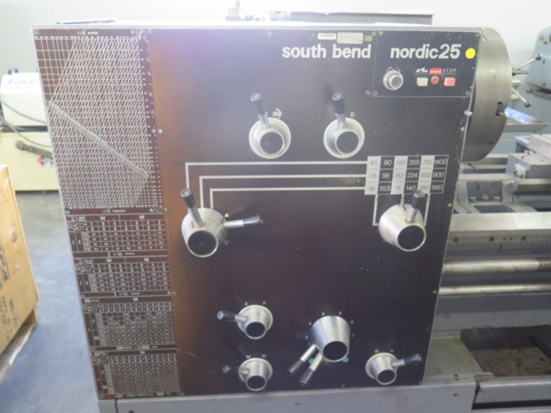 South Bend “Nordic 25” 25” x 60” Geared Gap Bed Lathe w/ 1801400 RPM, Taper Attachment, SOLD AS IS - Image 3 of 13