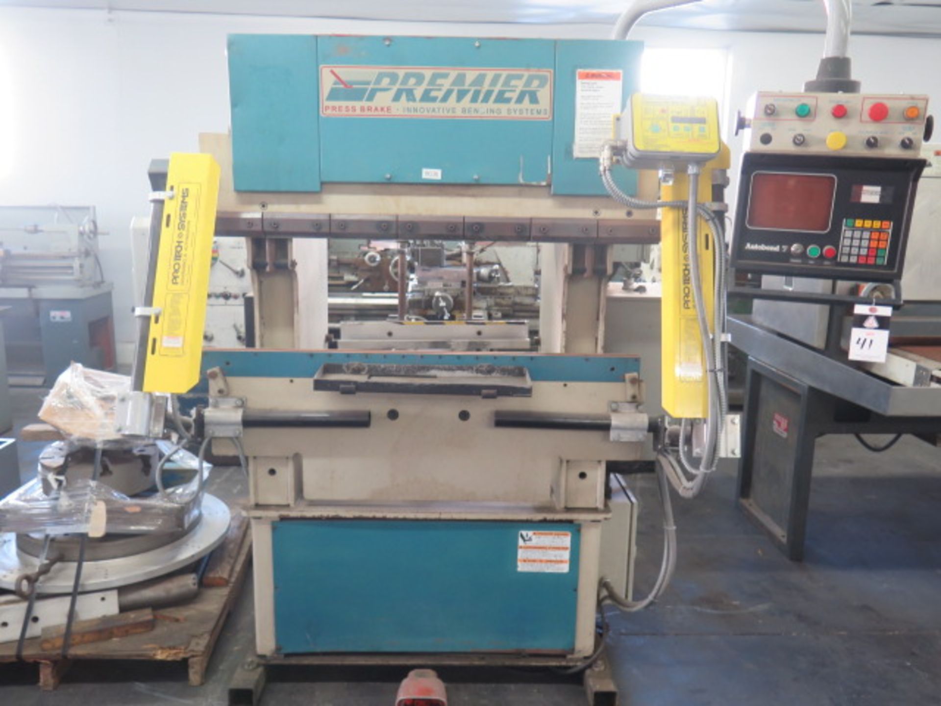 Premier 425-2-EH 25 Ton x 48” CNC Press Brake, w/ Hurco Autobend-7 and Back Gauging, SOLD AS IS