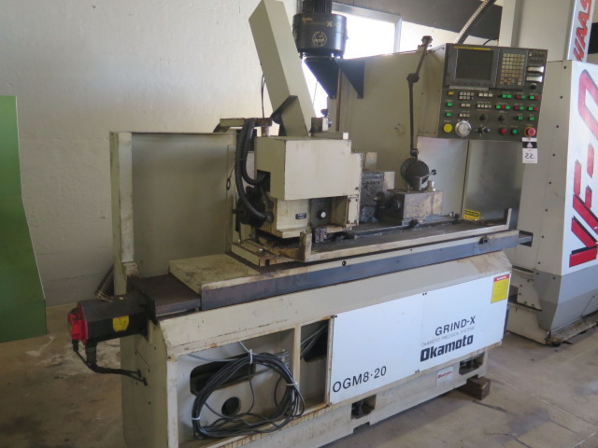 Okamoto “Grind-X” OGM-8-20 UNCB 8” x 20” CNC Grinder s/n 26015 w/ Fanuc Series 21i-TB, SOLD AS IS - Image 3 of 12