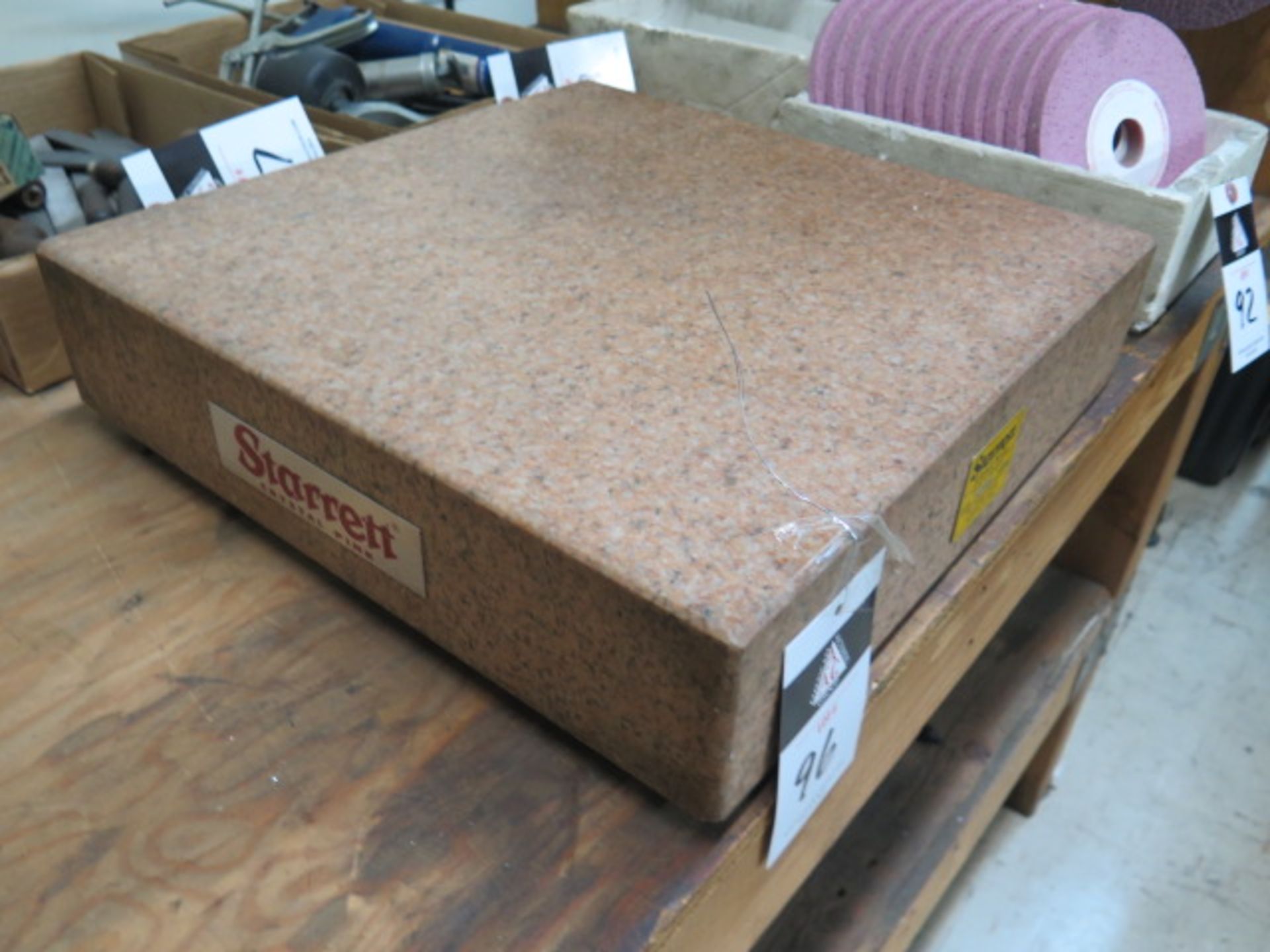 Starrett Crystal Pink 18" x 18" x 4" Grade "A" Granite Surface Plate (SOLD AS-IS - NO WARRANTY) - Image 2 of 5