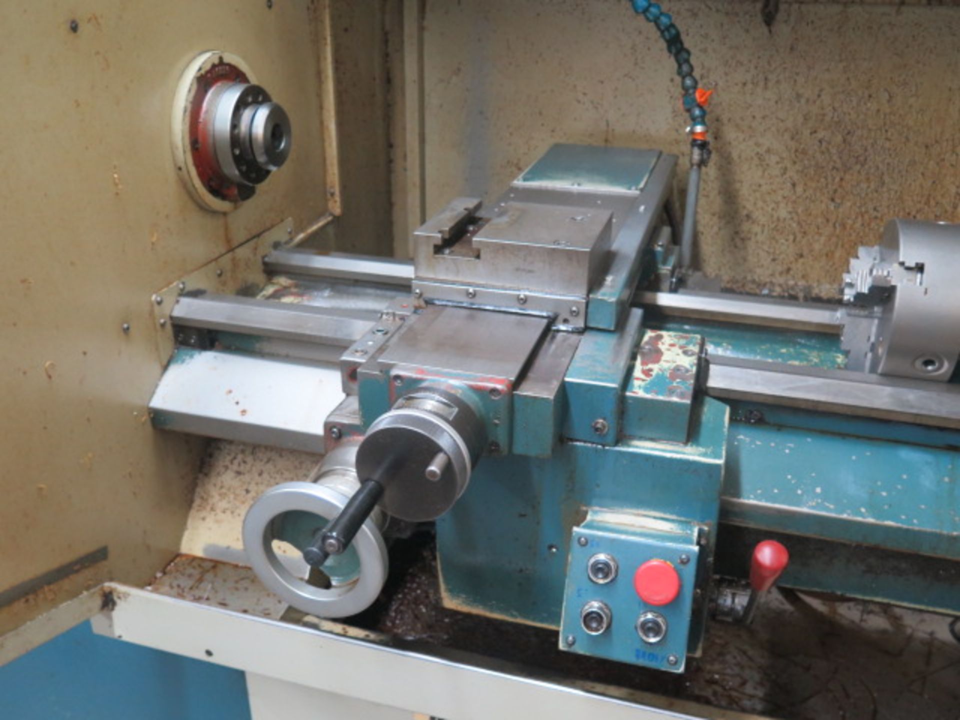 Romi-Bridgeport 14” x 40” CNC Lathe w/ EZ-Path Controls, 37.5-3000 RPM, TS, 8” Chuck, SOLD AS IS - Image 6 of 13