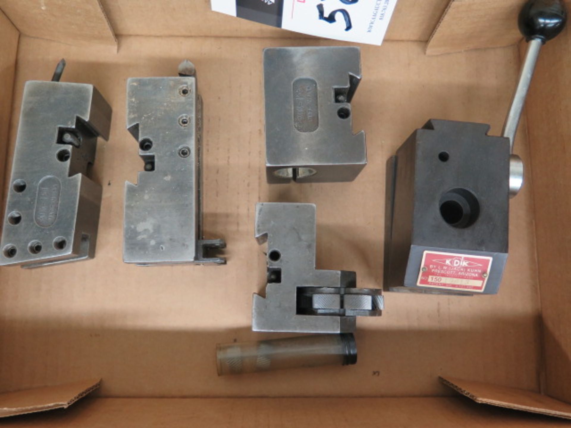 KDK Tool Post and (4) Tool Holders (SOLD AS-IS - NO WARRANTY) - Image 2 of 7