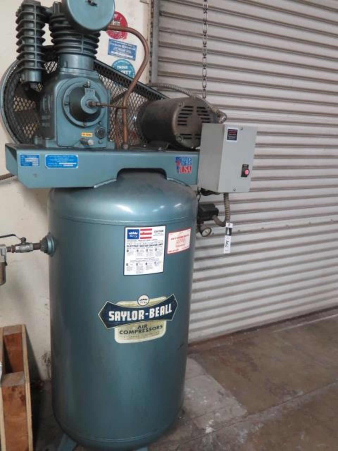 Saylor-Beall VT-735080 5Hp Vertical Air Compressor w/ 80 Gallon Tank (SOLD AS-IS - NO WARRANTY) - Image 2 of 7