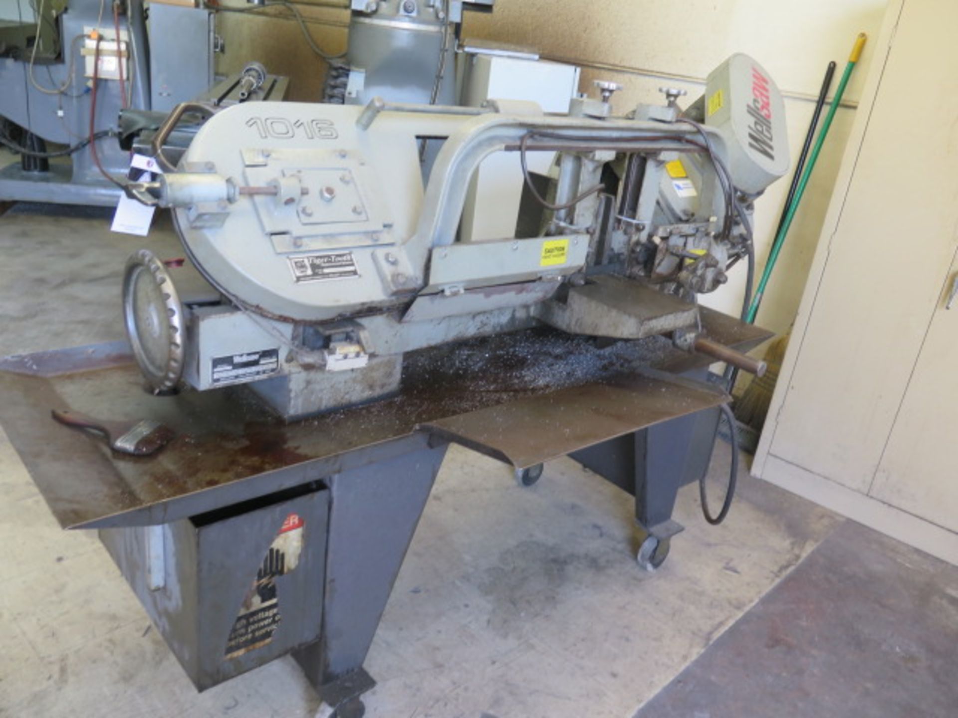 Wellsaw mdl. 1016 10” Horizontal Band Saw s/n 8309 w/ Manual Clamping, Work Stop, Coolant SOLD AS-IS - Image 2 of 11