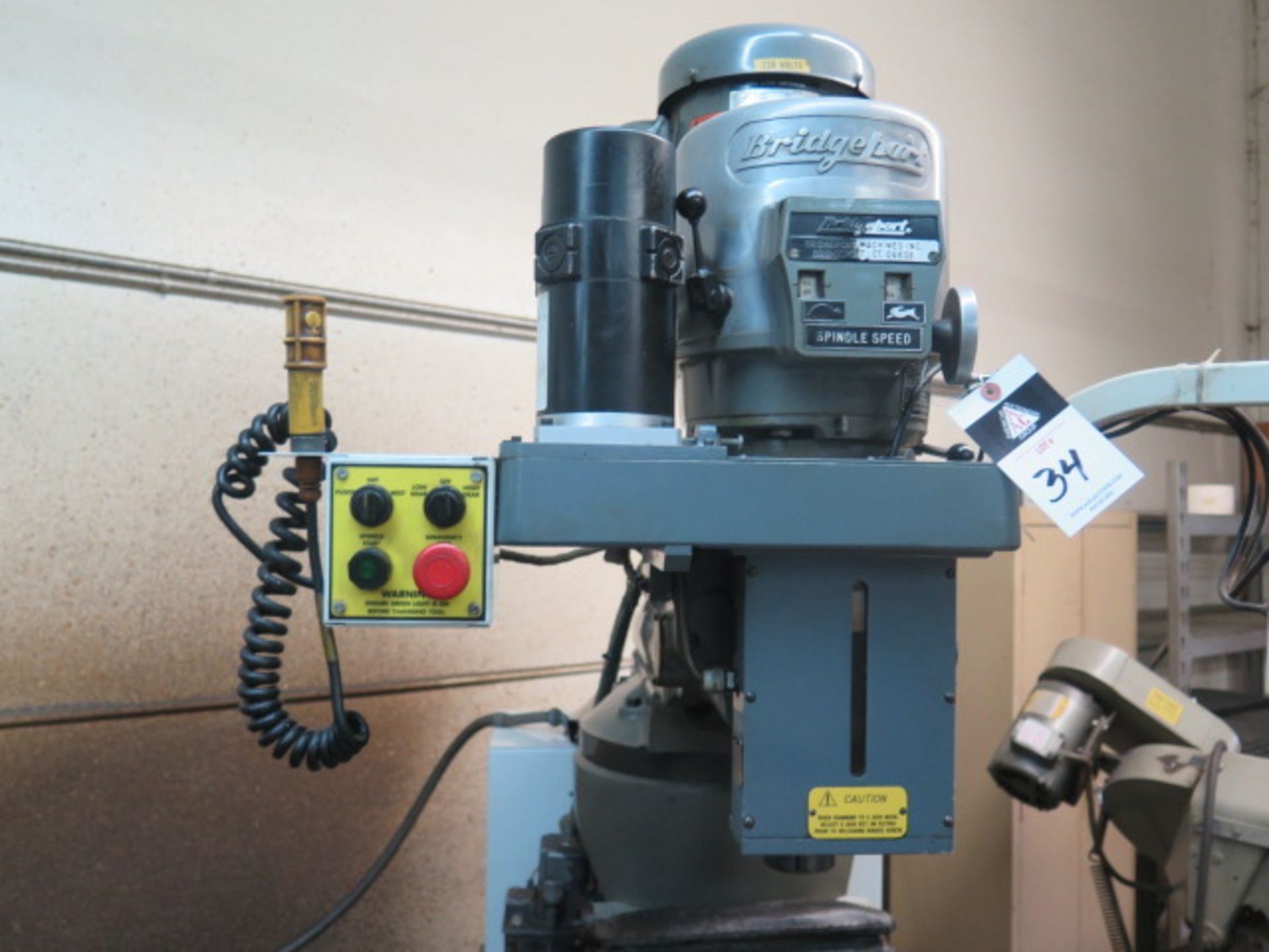 Bridgeport / EZ-Trak 3-Axis CNC Vertical Mill s/n EZ1-CH-4855 w/ BPC2M CNC Controls, SOLD AS IS - Image 5 of 16