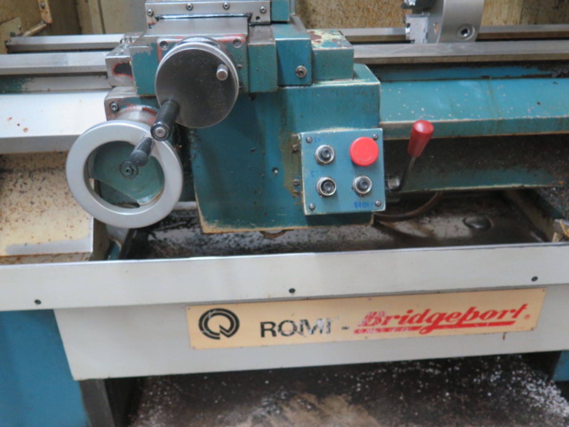 Romi-Bridgeport 14” x 40” CNC Lathe w/ EZ-Path Controls, 37.5-3000 RPM, TS, 8” Chuck, SOLD AS IS - Image 11 of 13