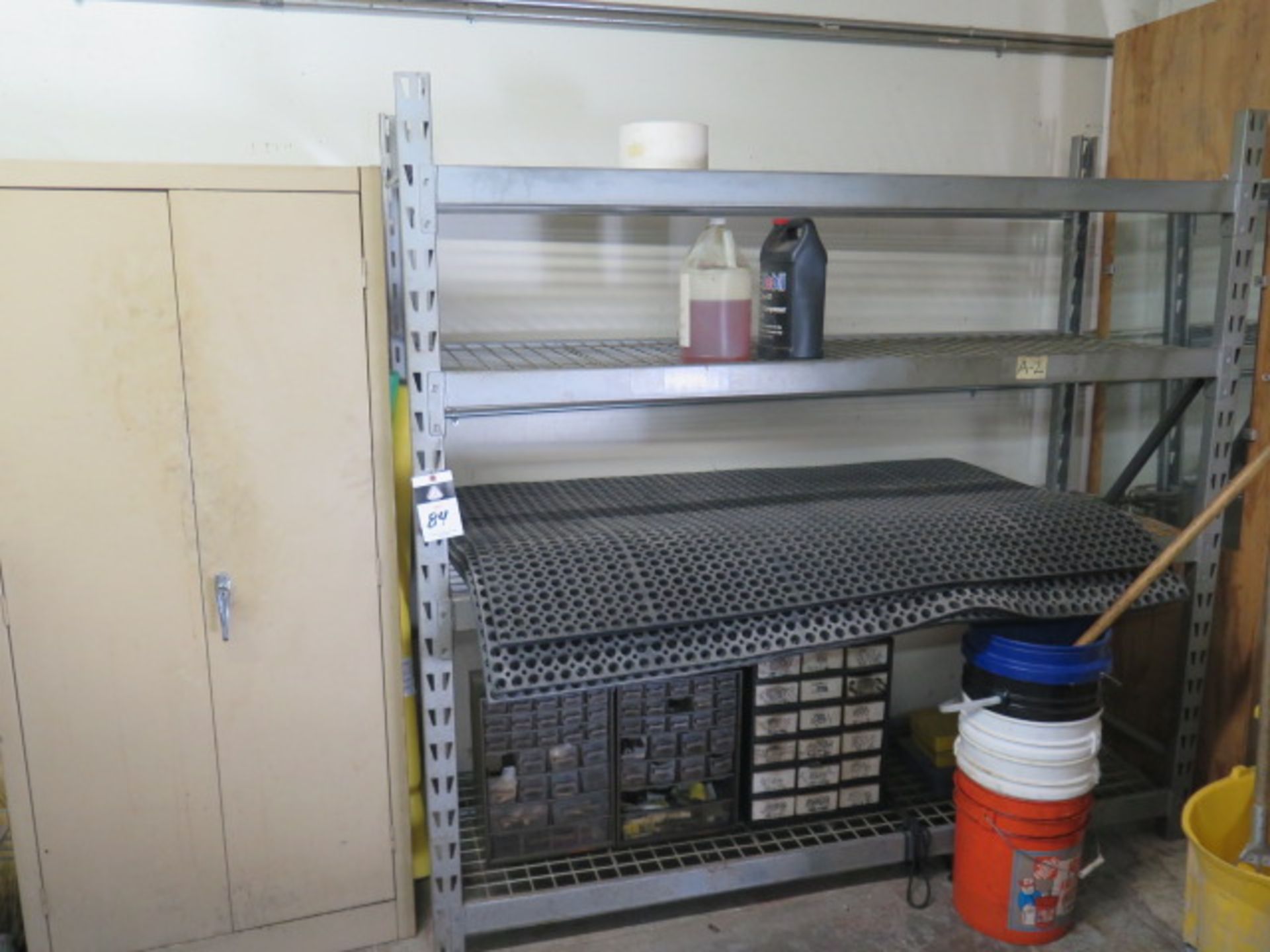 Storage Cabinet, Storage Rack and Misc (SOLD AS-IS - NO WARRANTY)