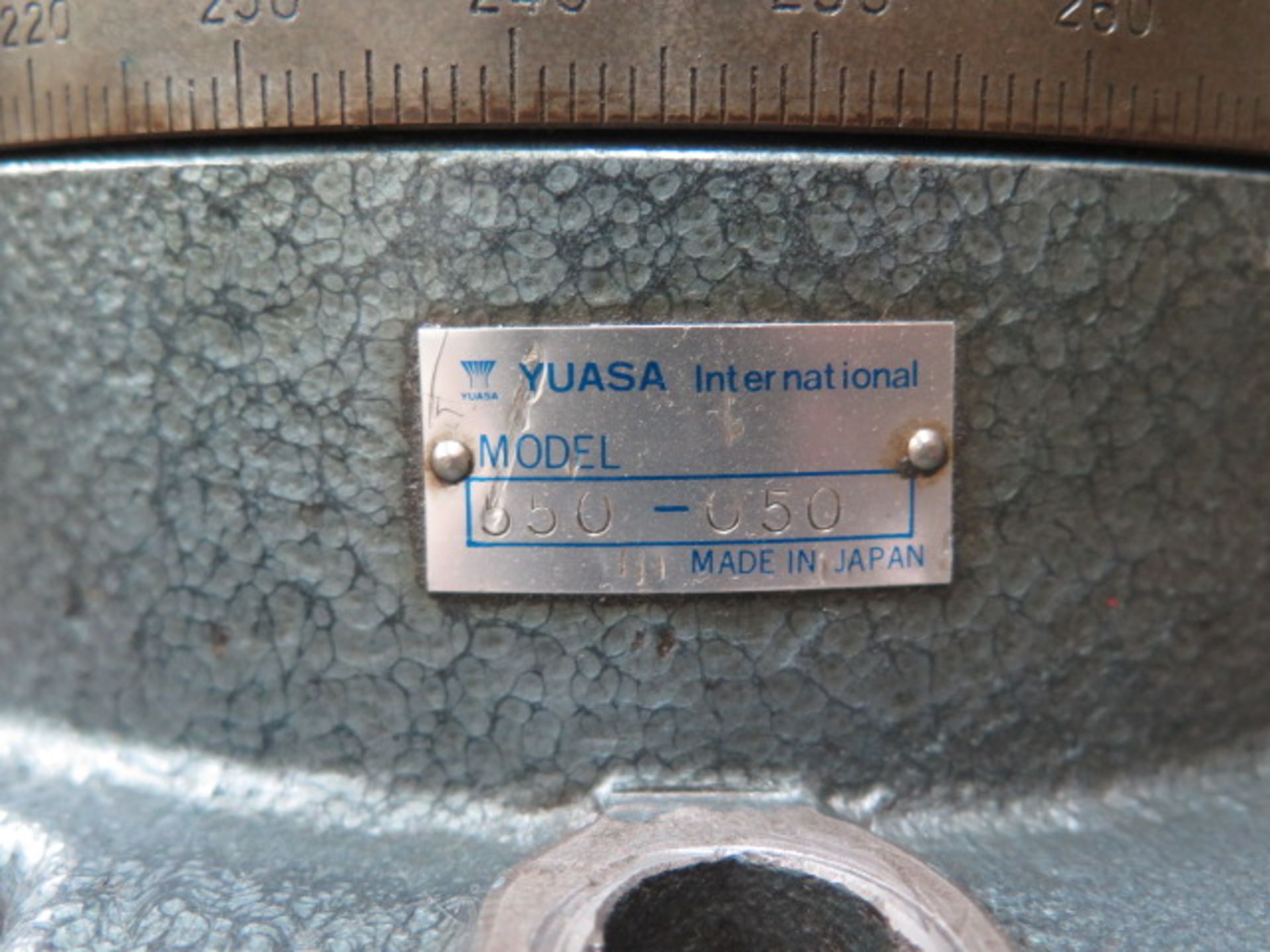 Yuasa 10” Rotary Table (SOLD AS-IS - NO WARRANTY) - Image 6 of 6