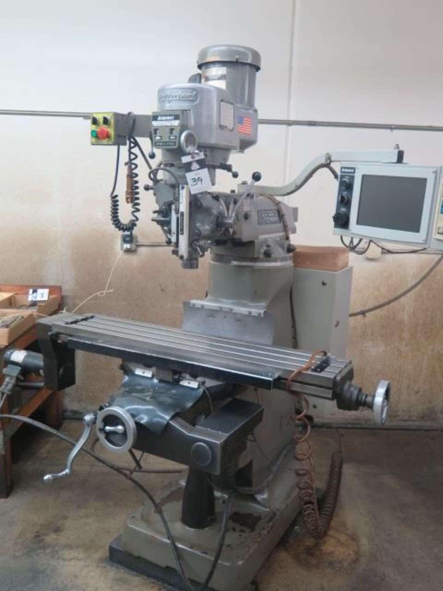 Bridgeport / EZ-Trak 2-Axis CNC Mill s/n 273461 w/ Bridgeport EZ-Trak DX CNC Controls, SOLD AS IS - Image 2 of 10