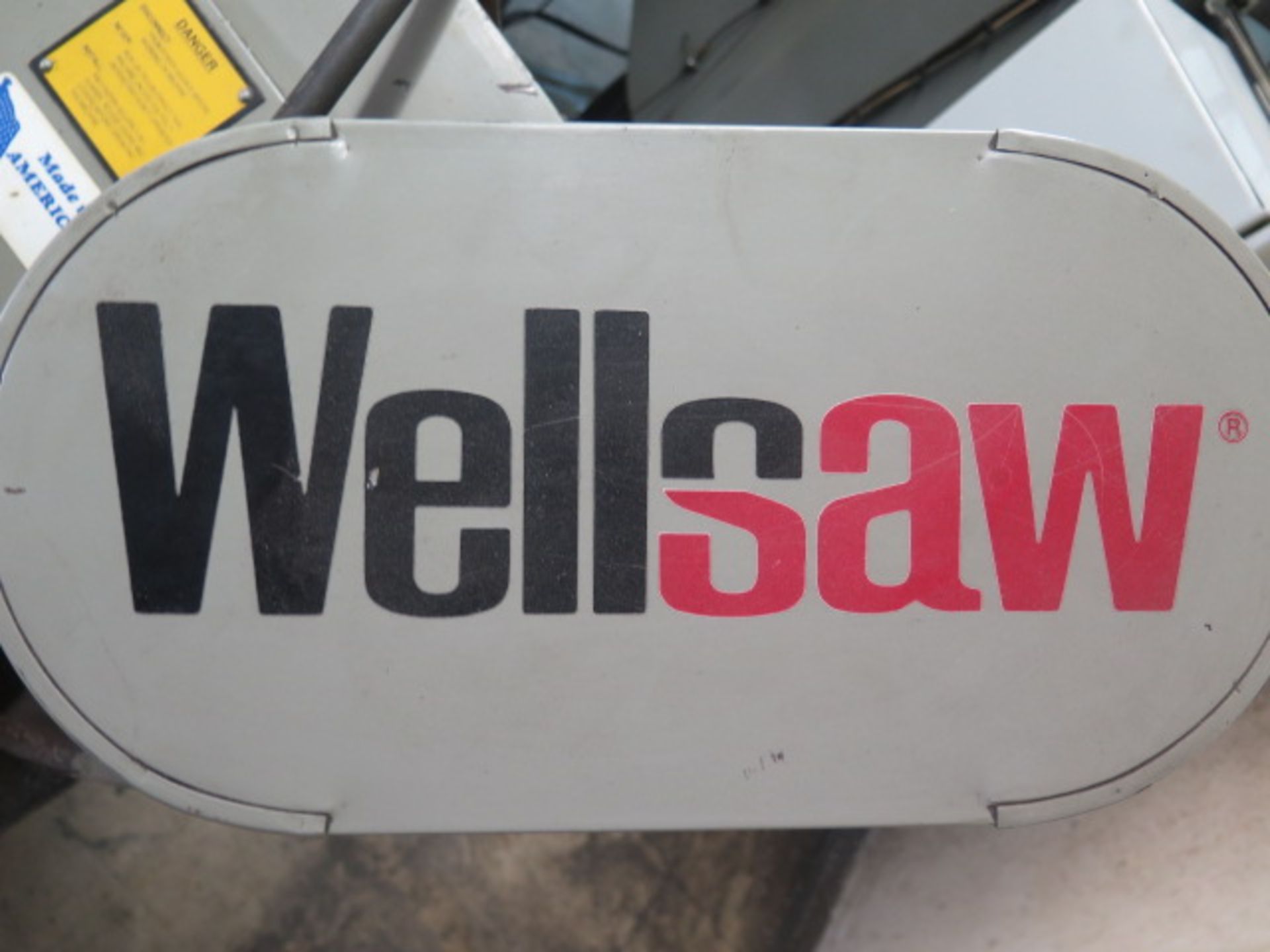 Wellsaw mdl. 1016 10” Horizontal Band Saw s/n 8309 w/ Manual Clamping, Work Stop, Coolant SOLD AS-IS - Image 11 of 11