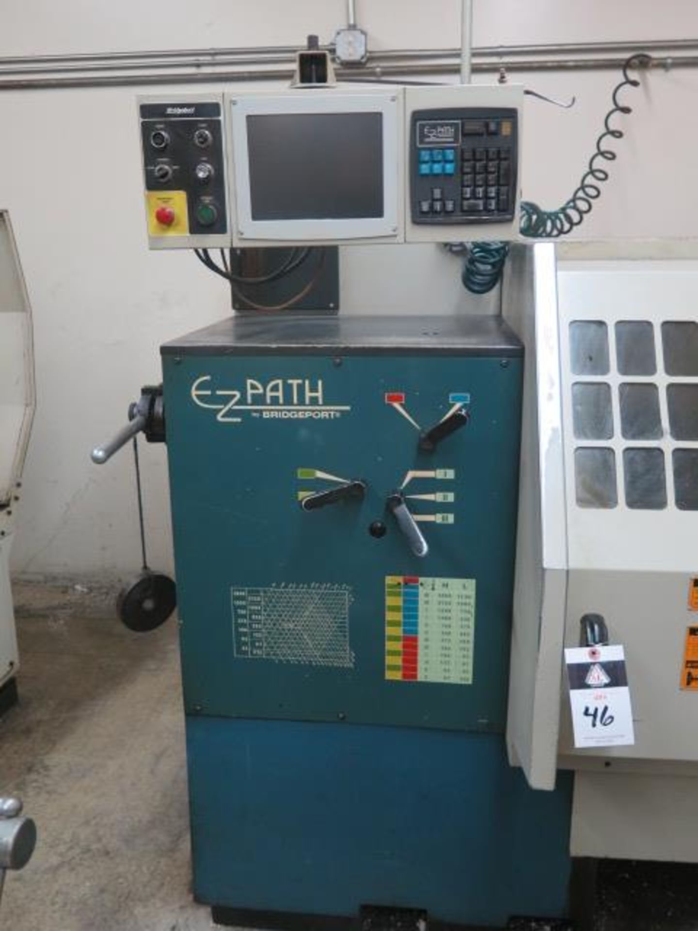 Romi-Bridgeport 14” x 40” CNC Lathe w/ EZ-Path Controls, 37.5-3000 RPM, TS, 8” Chuck, SOLD AS IS - Image 3 of 13