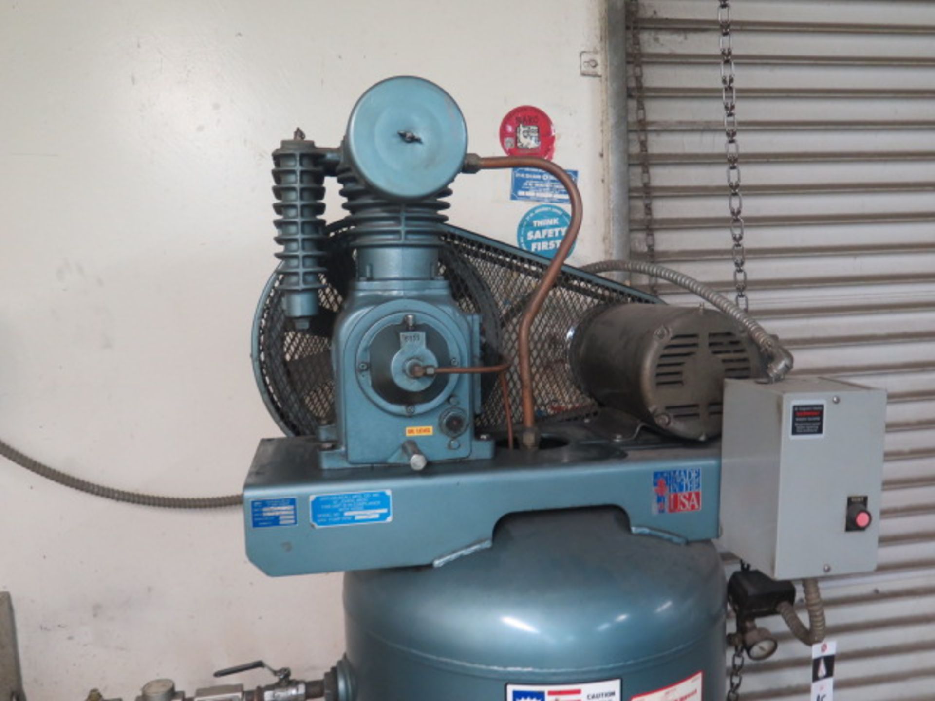 Saylor-Beall VT-735080 5Hp Vertical Air Compressor w/ 80 Gallon Tank (SOLD AS-IS - NO WARRANTY) - Image 3 of 7