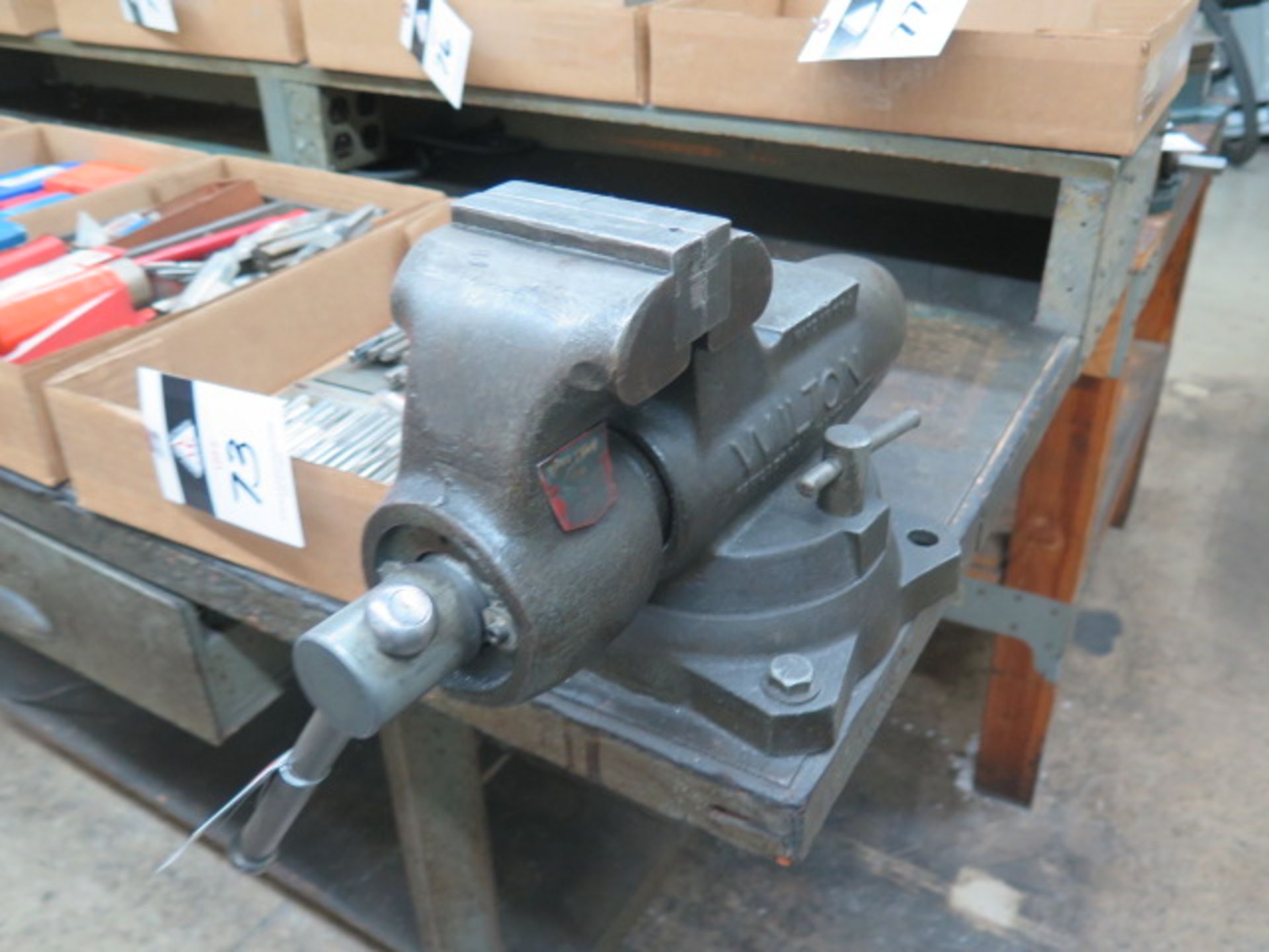 Wilton 4" Bench Vise w/ Work Bench (SOLD AS-IS - NO WARRANTY) - Image 2 of 7