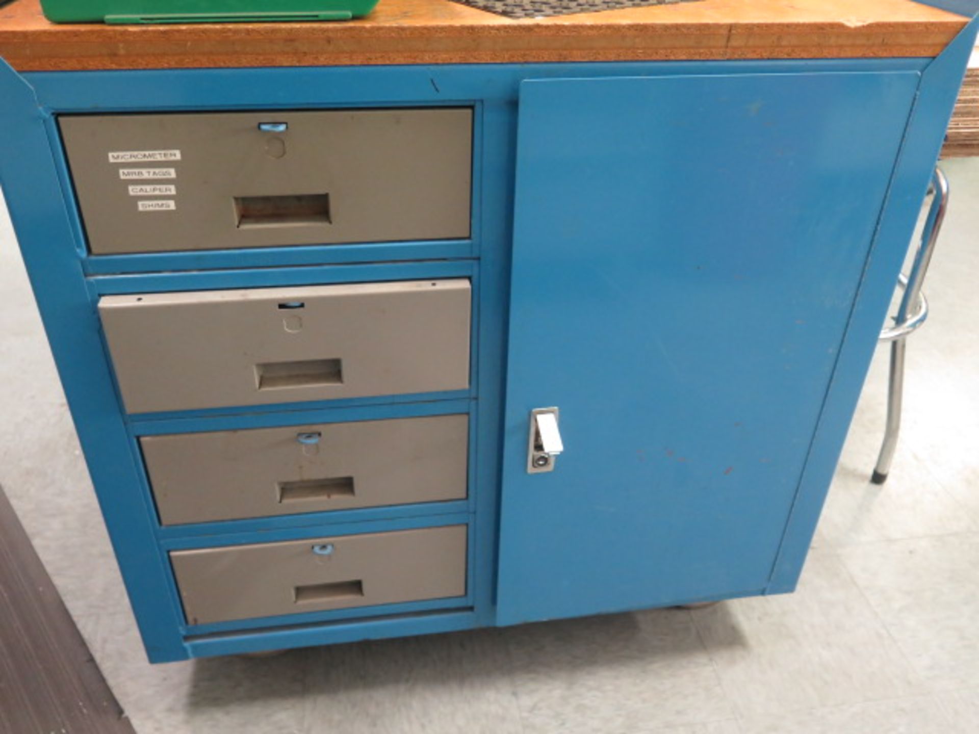 Rolling Drawered Cabinet w/ Stainless Settl Hardware and Rack (SOLD AS-IS - NO WARRANTY) - Image 7 of 9