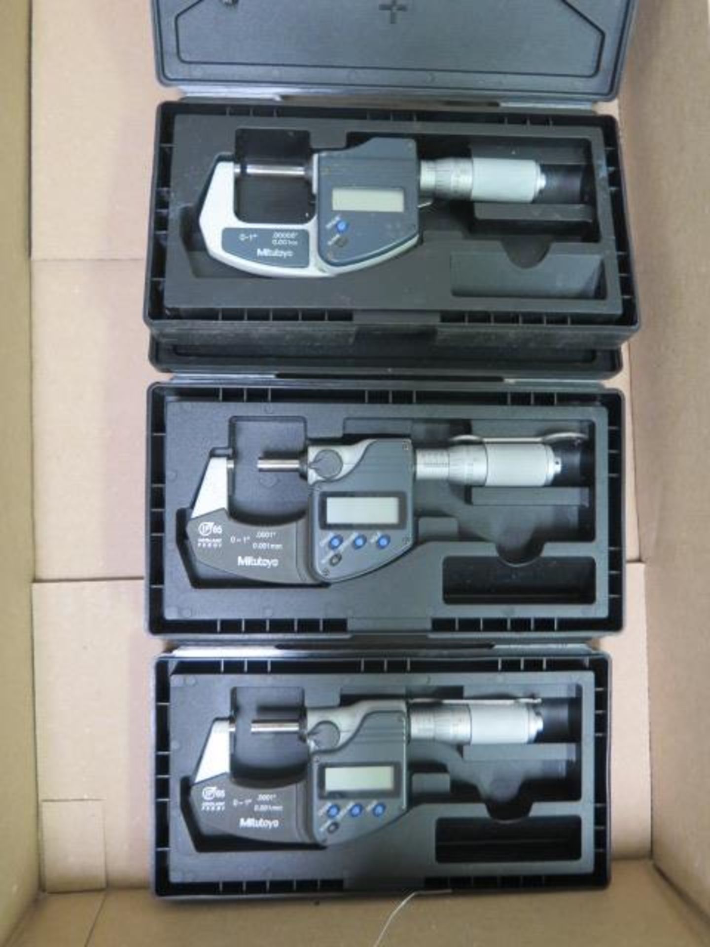 Mitutoyo 0-1" Digital OD Mics (3) (SOLD AS-IS - NO WARRANTY) - Image 2 of 4