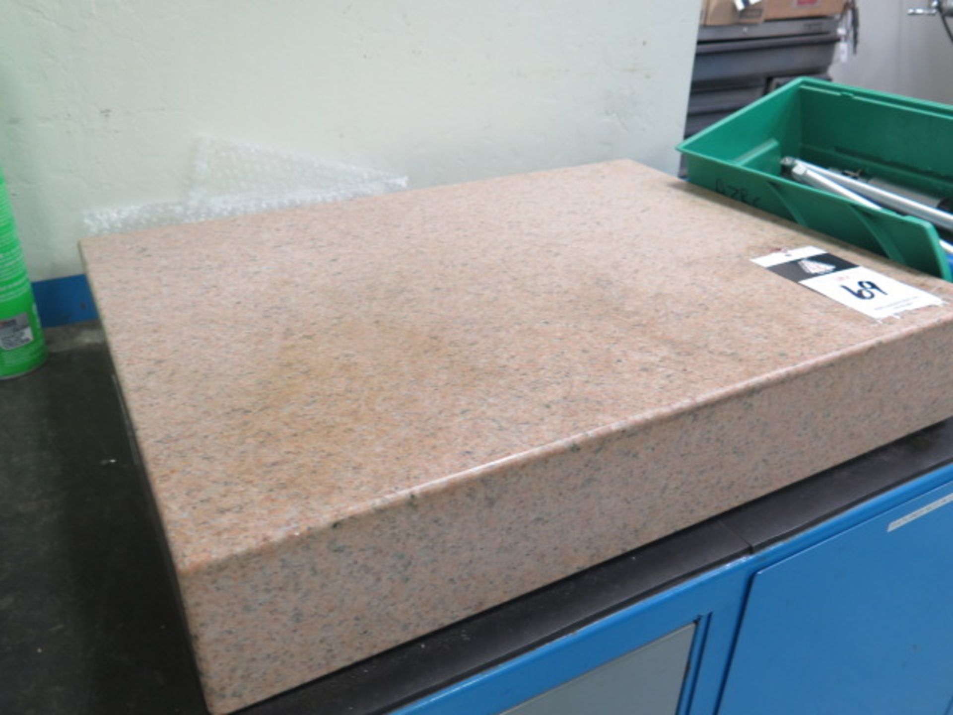 Starrett Crystal Pink 18" x 24" x 4" Granite Surface Plate (SOLD AS-IS - NO WARRANTY) - Image 2 of 5