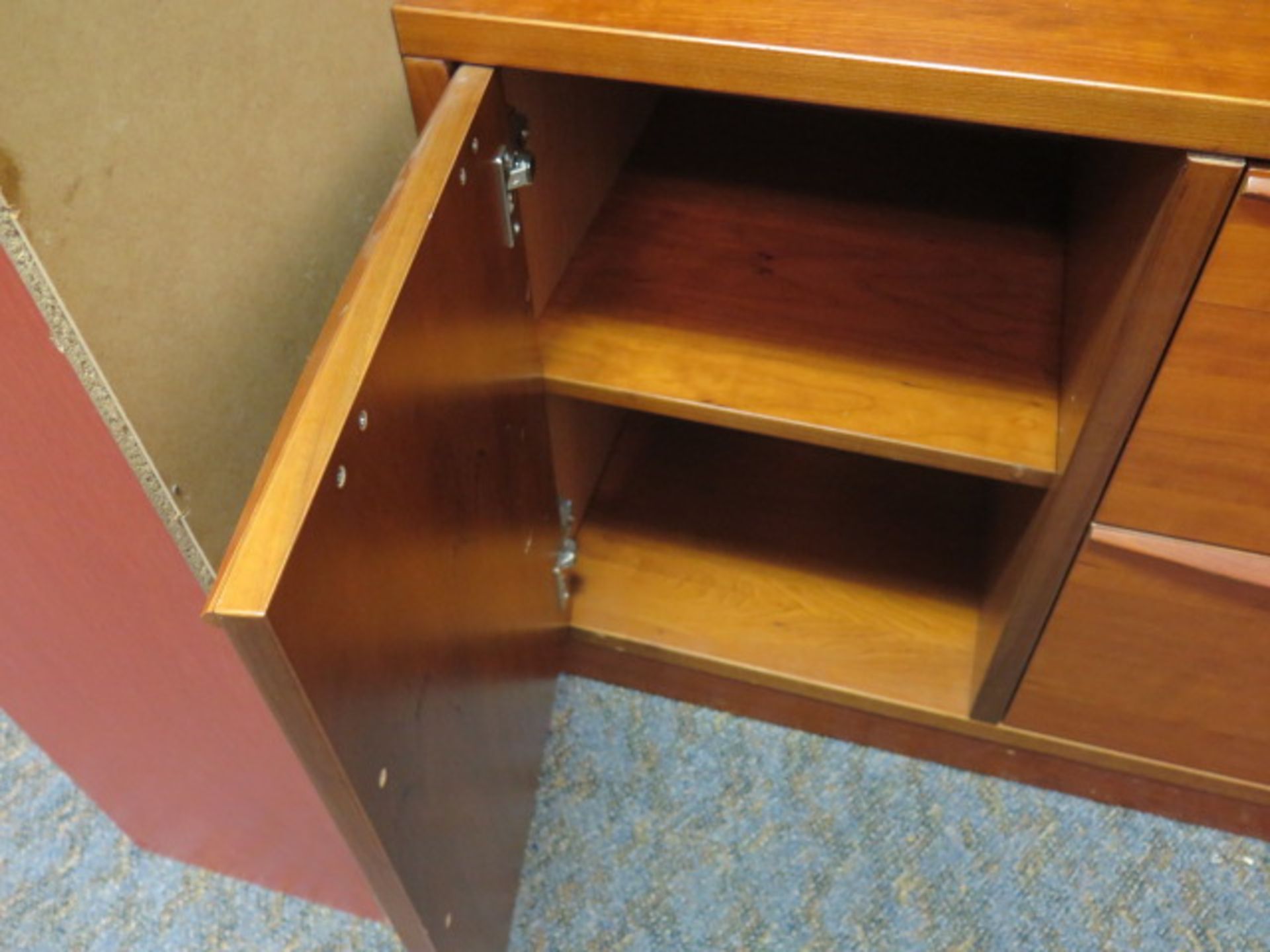 Desk, Credenza, Bookshelf and Chairs (SOLD AS-IS - NO WARRANTY) - Image 5 of 7