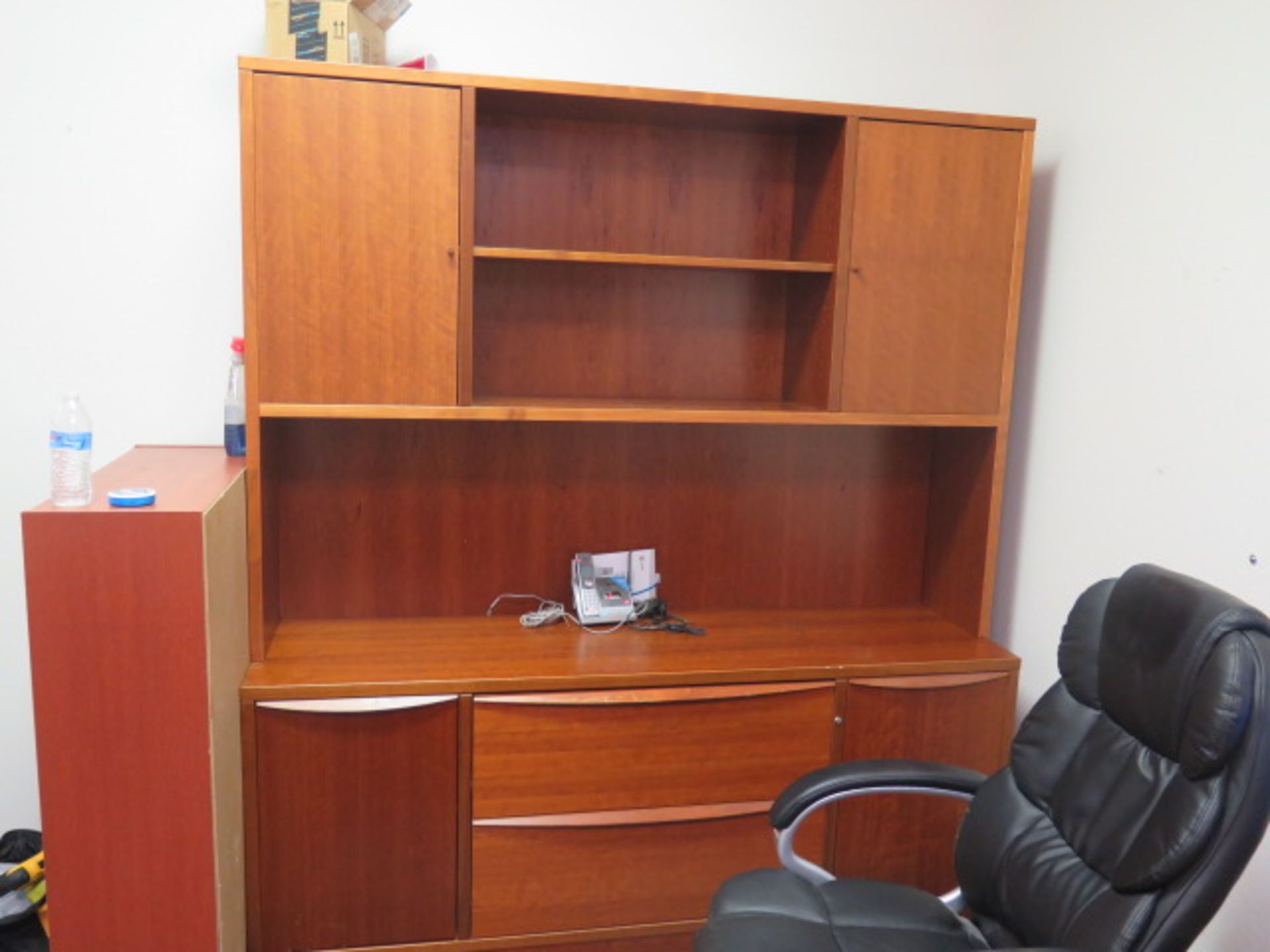 Desk, Credenza, Bookshelf and Chairs (SOLD AS-IS - NO WARRANTY) - Image 3 of 7