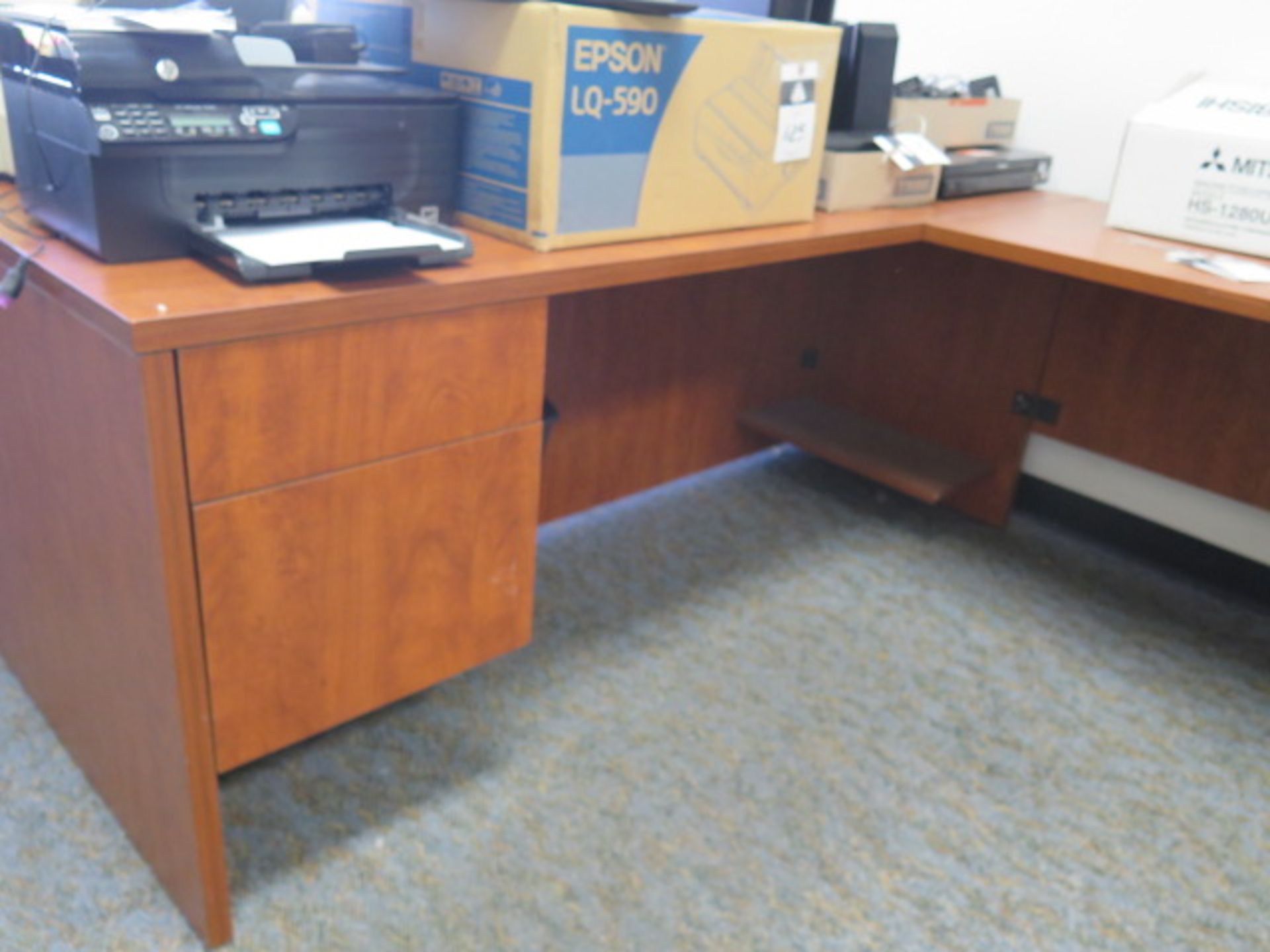 Desk and Bookshelf (SOLD AS-IS - NO WARRANTY) - Image 2 of 4