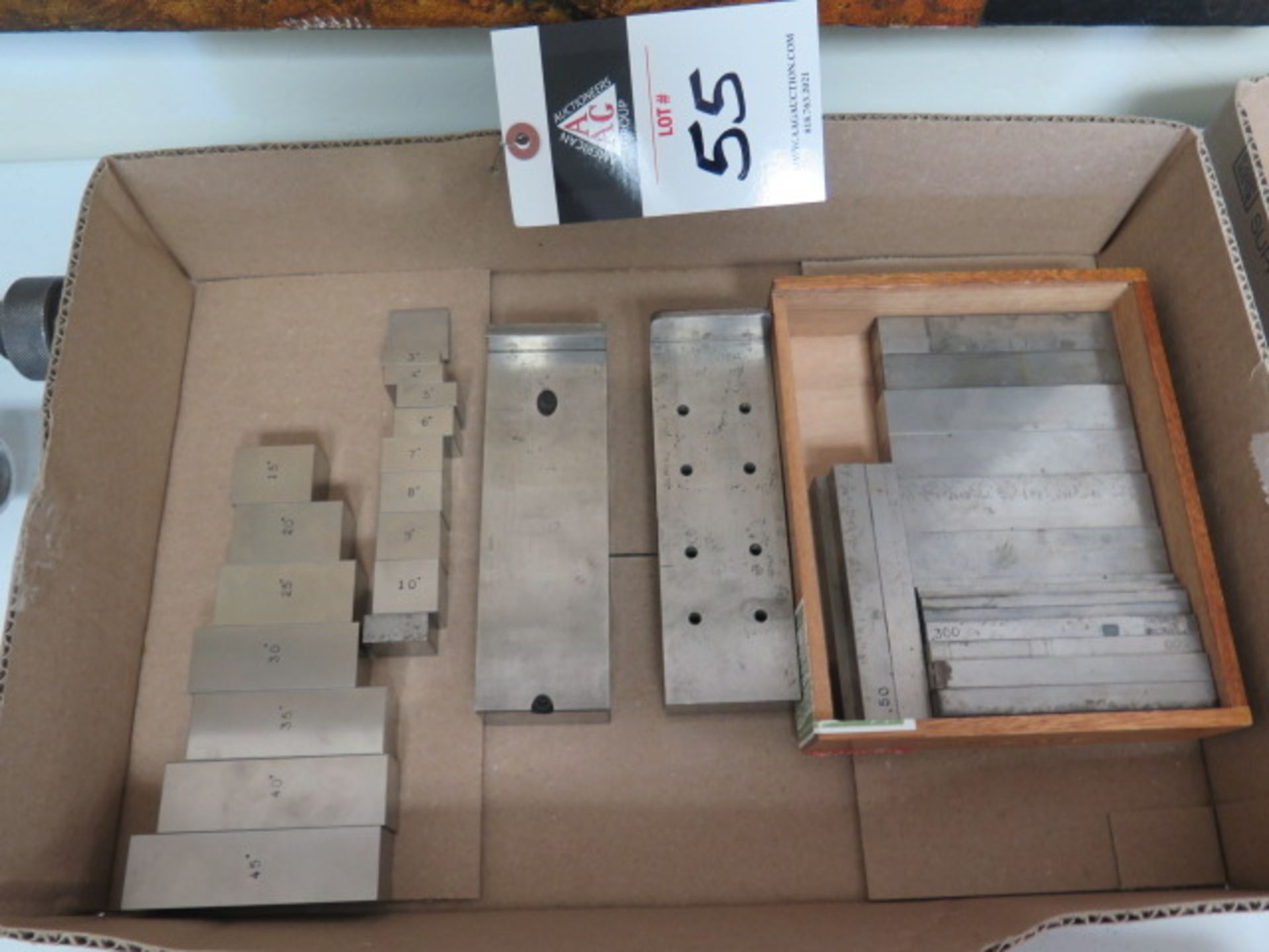 2" Sine Plates(2) w/ Height Blocks (SOLD AS-IS - NO WARRANTY)