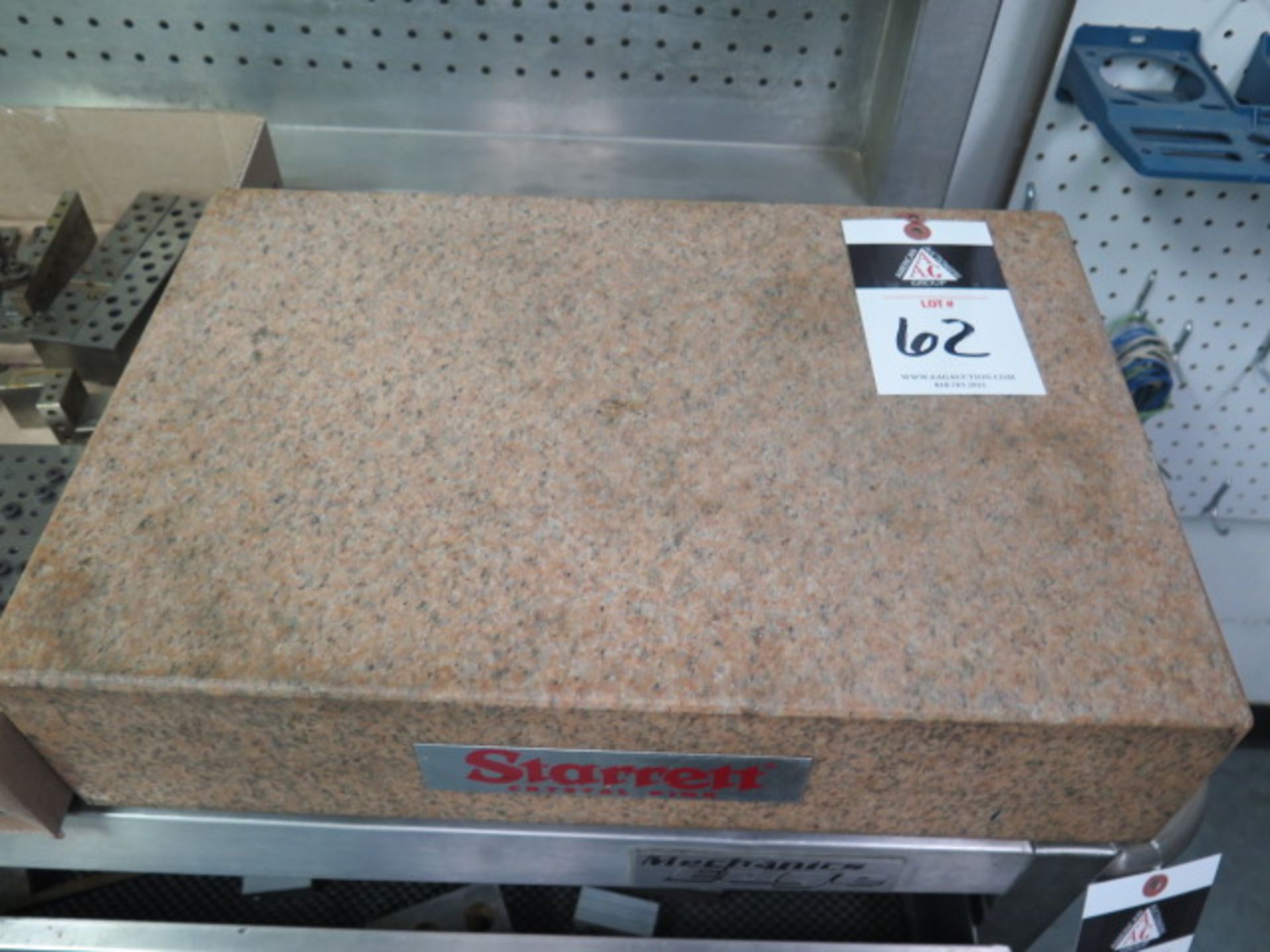 Starrett Crystal Pink 12" x 18" x 4" Granite Surface Plate (SOLD AS-IS - NO WARRANTY)