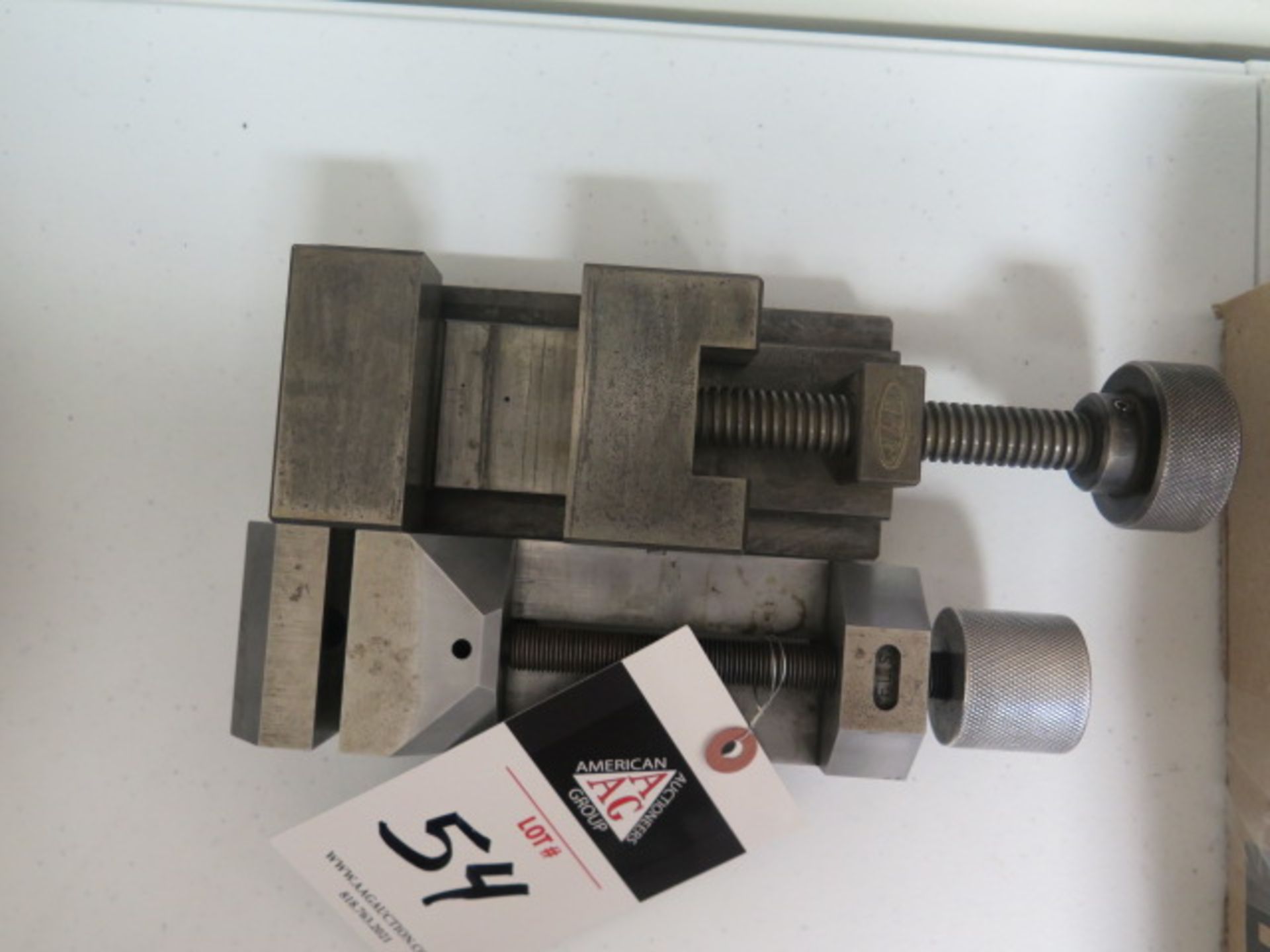 2 1/2" and 2 1/4" Machine Vises (2) (SOLD AS-IS - NO WARRANTY) - Image 3 of 4