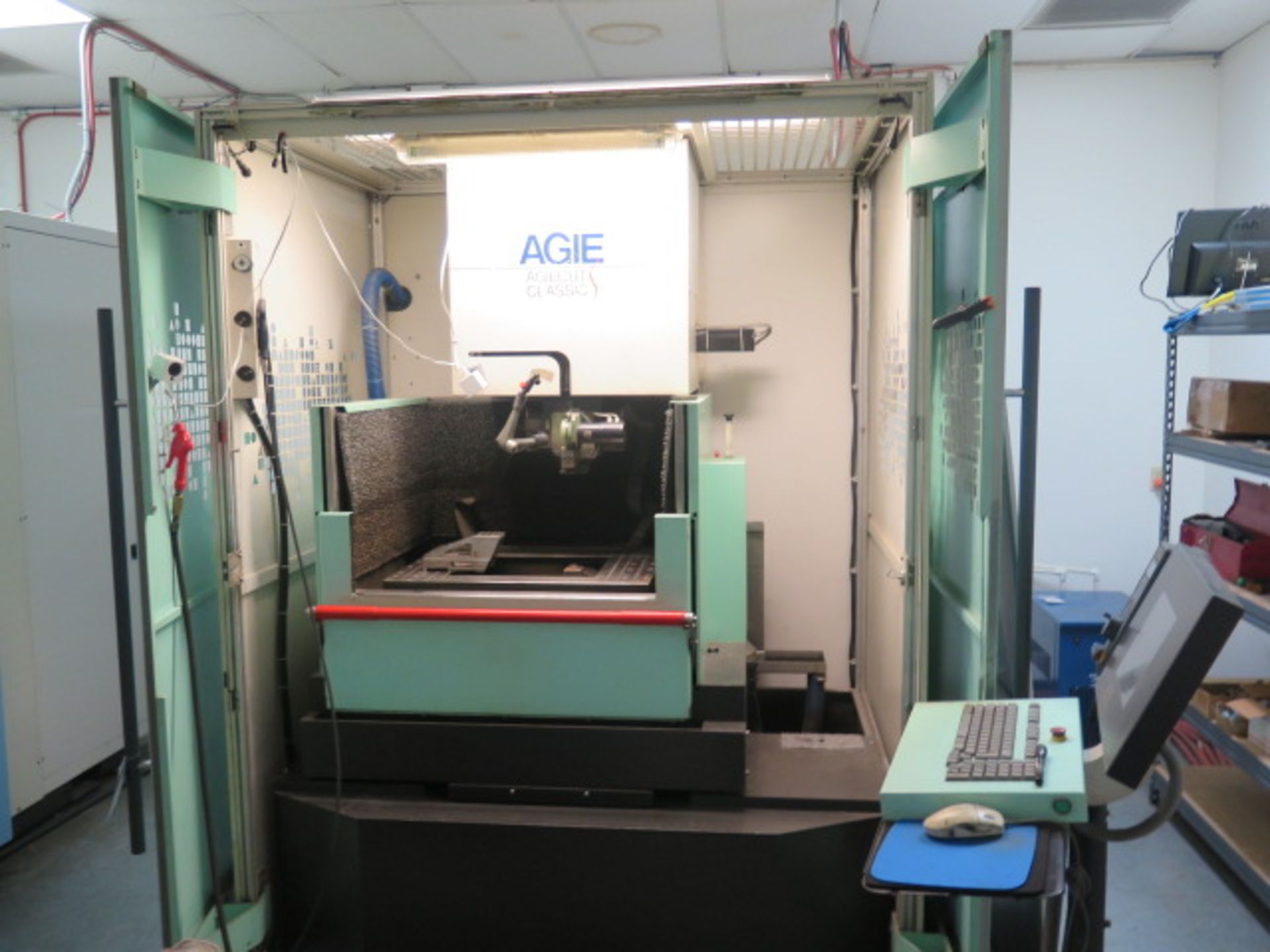 2000 Agie “Agiecut Classic 2S” CNC 5-Axis Wire EDM s/n 134 w/ Agie Agievision Controls, SOLD AS IS