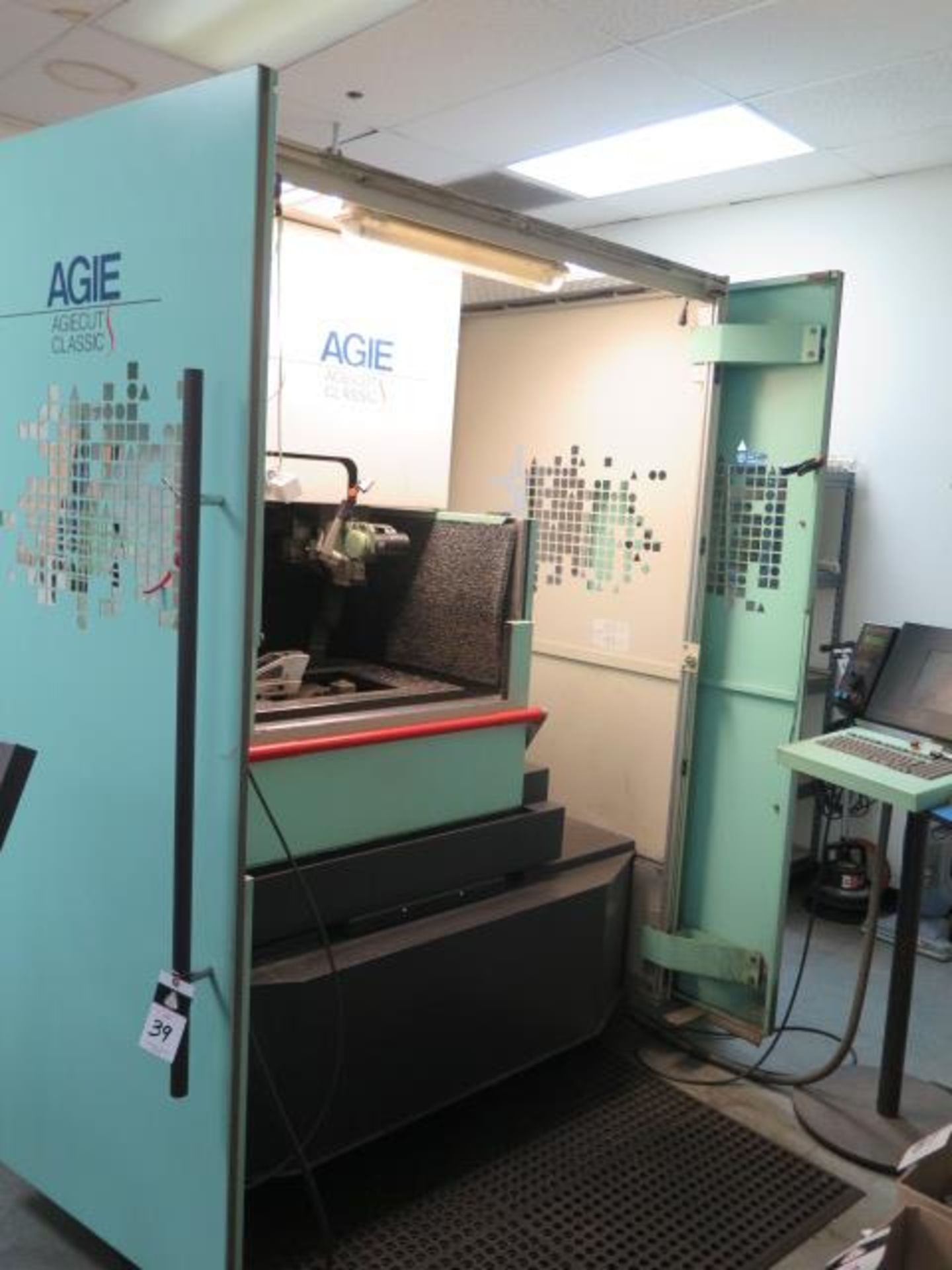 2000 Agie “Agiecut Classic 2S” CNC 5-Axis Wire EDM s/n 134 w/ Agie Agievision Controls, SOLD AS IS - Image 3 of 18