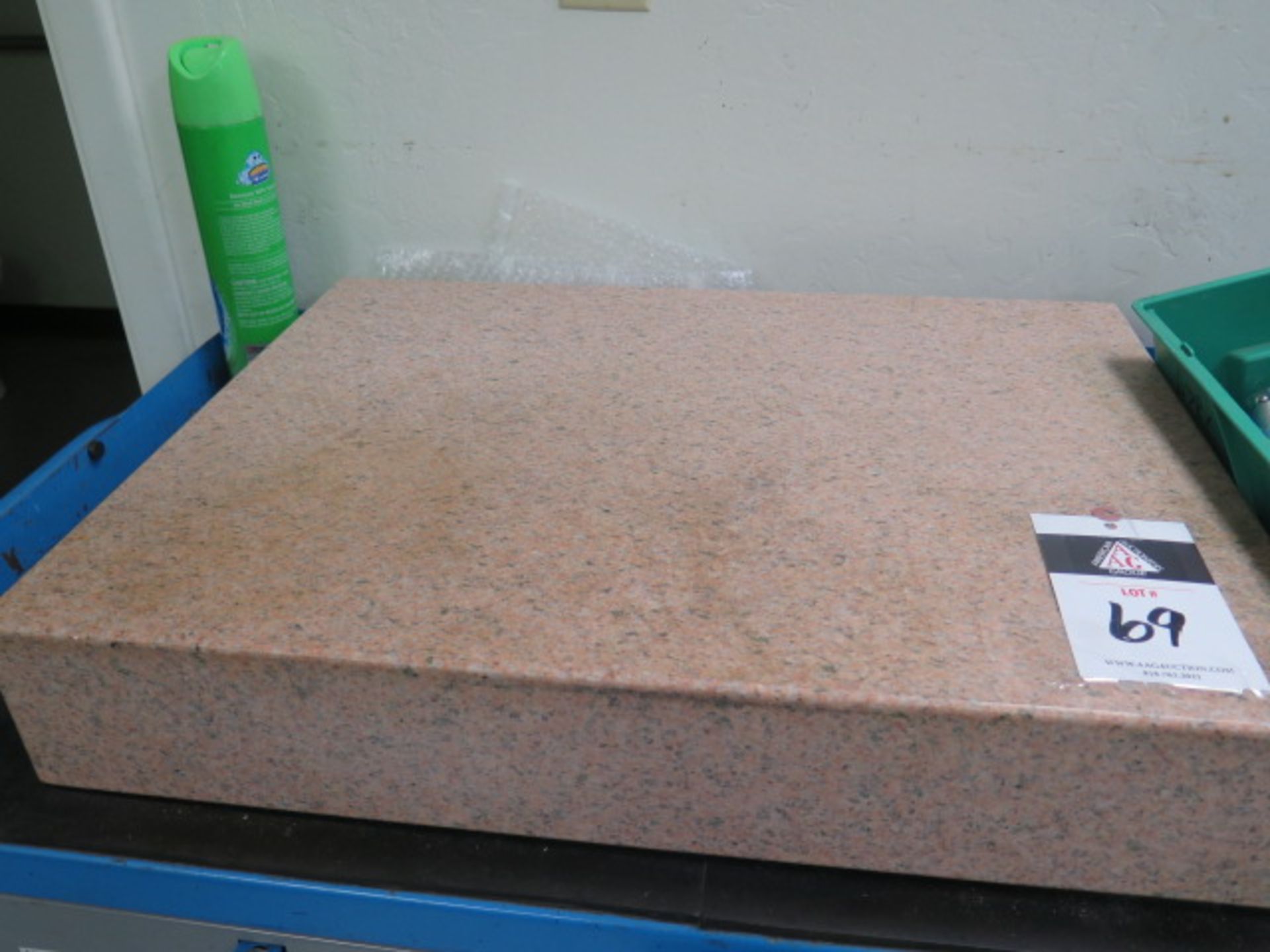 Starrett Crystal Pink 18" x 24" x 4" Granite Surface Plate (SOLD AS-IS - NO WARRANTY)