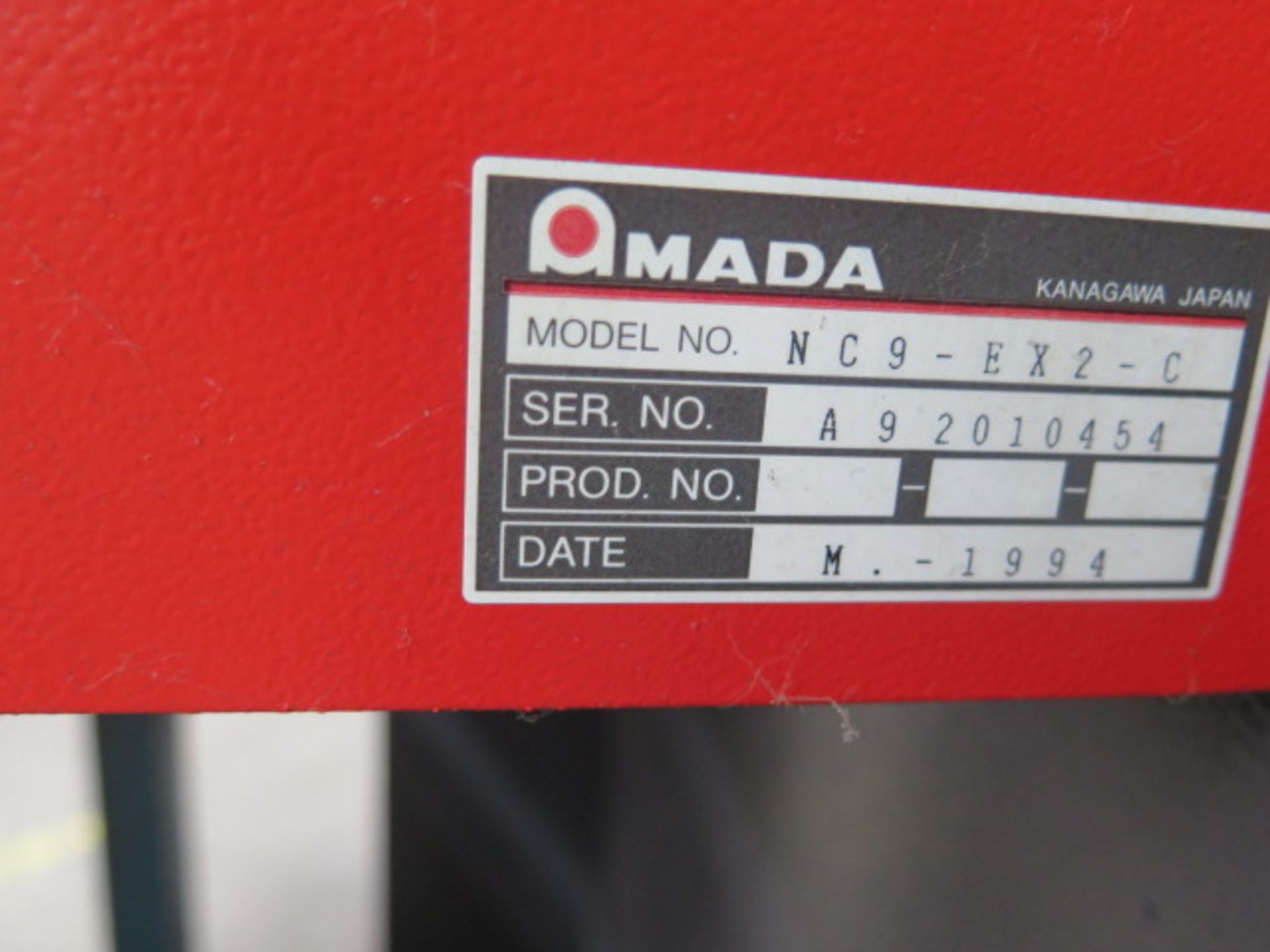 Amada RG100 100 Ton x 10’ CNC Press Brake s/n 105240 w/ NC9-EX II 3 AXIS Controls, SOLD AS IS - Image 18 of 20
