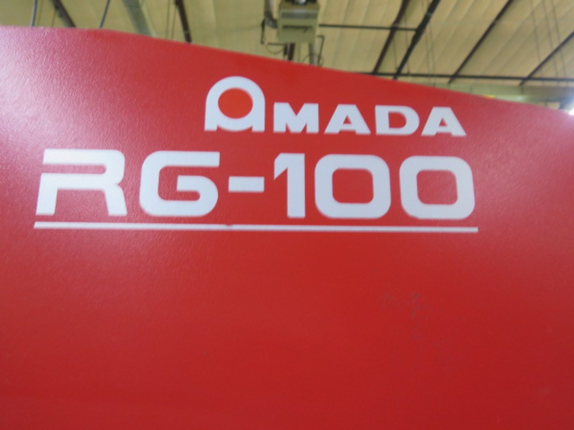 Amada RG100 100 Ton x 10’ CNC Press Brake s/n 105240 w/ NC9-EX II 3 AXIS Controls, SOLD AS IS - Image 13 of 20