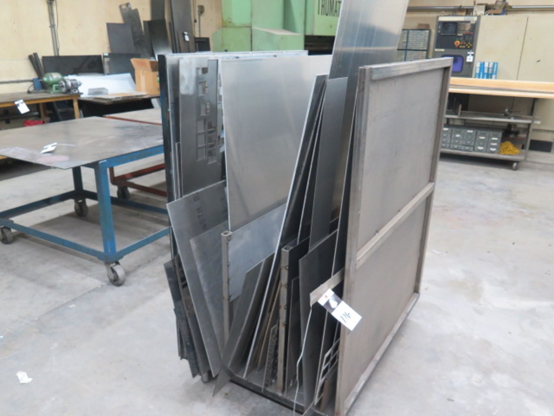 Sheet Stock Rack w/ Misc (SOLD AS-IS - NO WARRANTY)