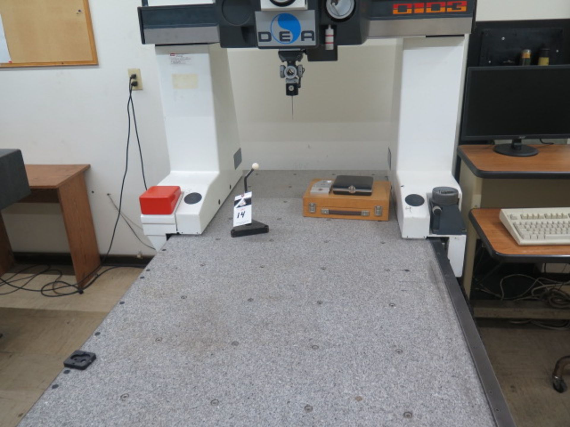 DEA mdl. 0103 CMM s/n 00537 w/ Renishaw TP 1S Probe Head, 50” x 26” x 18” Work Envelope, SOLD AS IS - Image 4 of 18